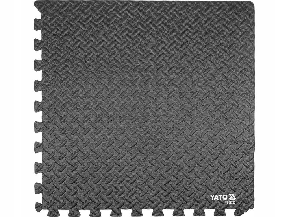YATO ZESTAW 6 SZTUK MAT OCHRONNYCH WARSZTATOWYCH / FITNESS 60x60cm YT-08780