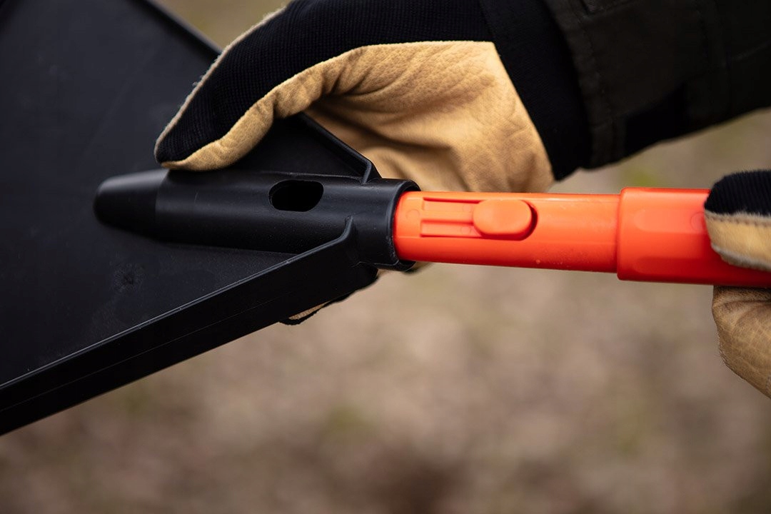 VERTO GRABIE OGRODOWE LIŚCI SIANA CZARNE 480MM PAZURKI BEZ TRZONKA 15G085