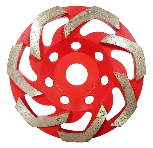 TARCZA DO SZLIFOWANIA BETONU 125X5MM Z SEGMENTEM S RED L-SHAPE M08795