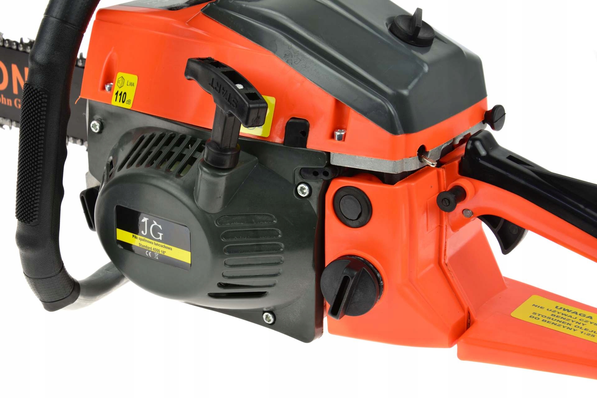 GEKO PIŁA SPALINOWA PILARKA ŁAŃCUCHOWA 2,3KM MOCNA 18" +3xOLEJ 100ml G82001