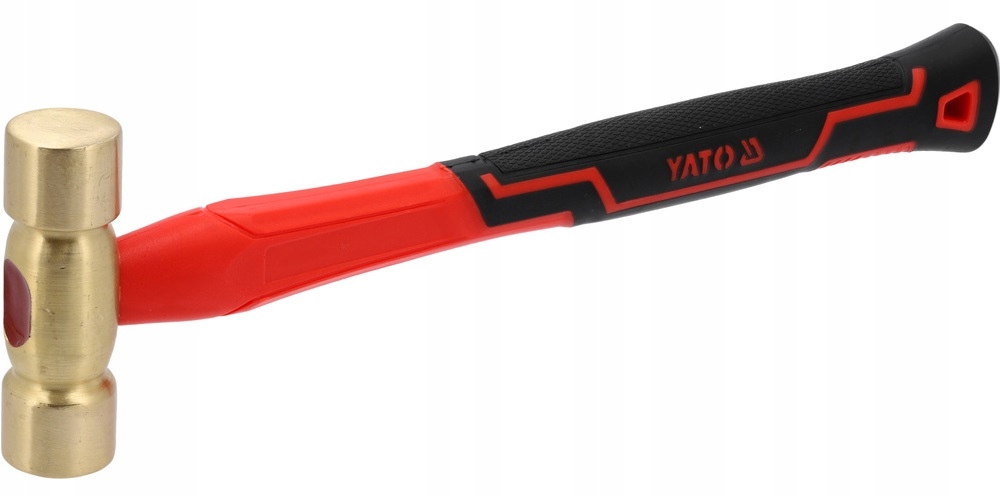 YATO MŁOTEK MIEDZIANY 500G Z TRZONKIEM Z WŁÓKNA SZKLANEGO YT-45292