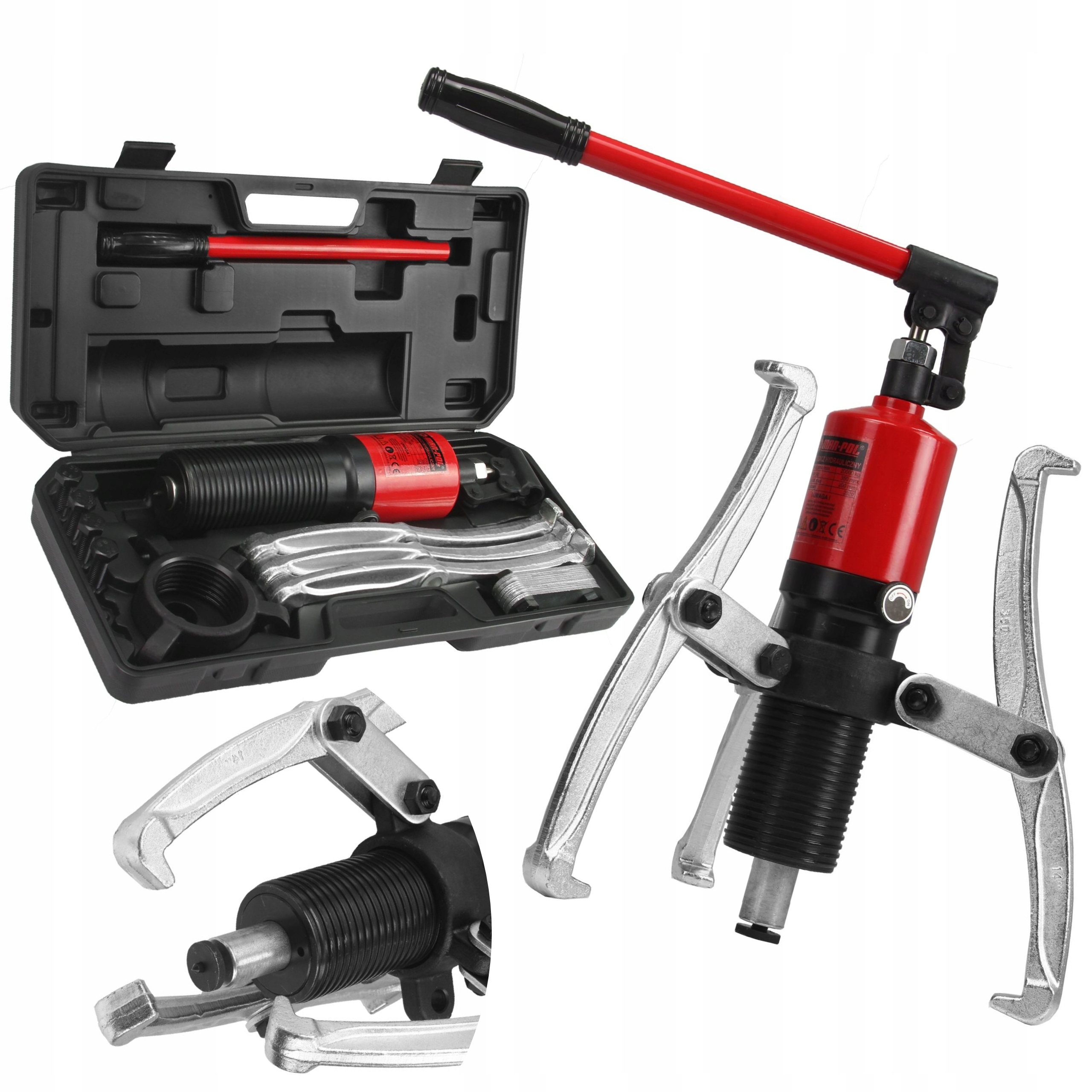 ŚCIĄGACZ HYDRAULICZNY 20T ŁOŻYSK ŚCIĄGACZE PIAST KÓŁ TULEI WALIZKA 350 MM