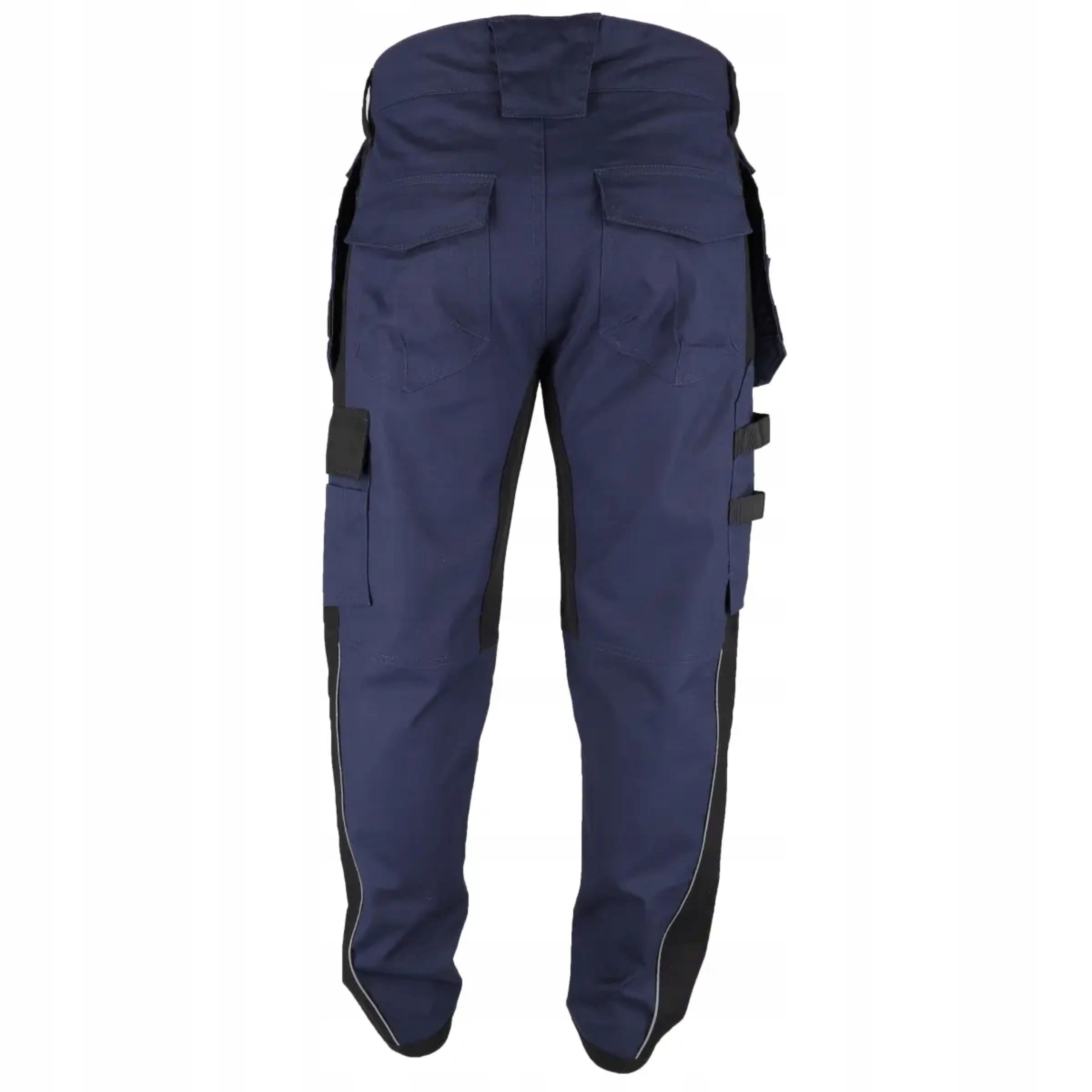 DEDRA SPODNIE ROBOCZE Z MULTIKIESZENIAMI XL/56 270G/M2 SLIMFIT BH47SP-XL