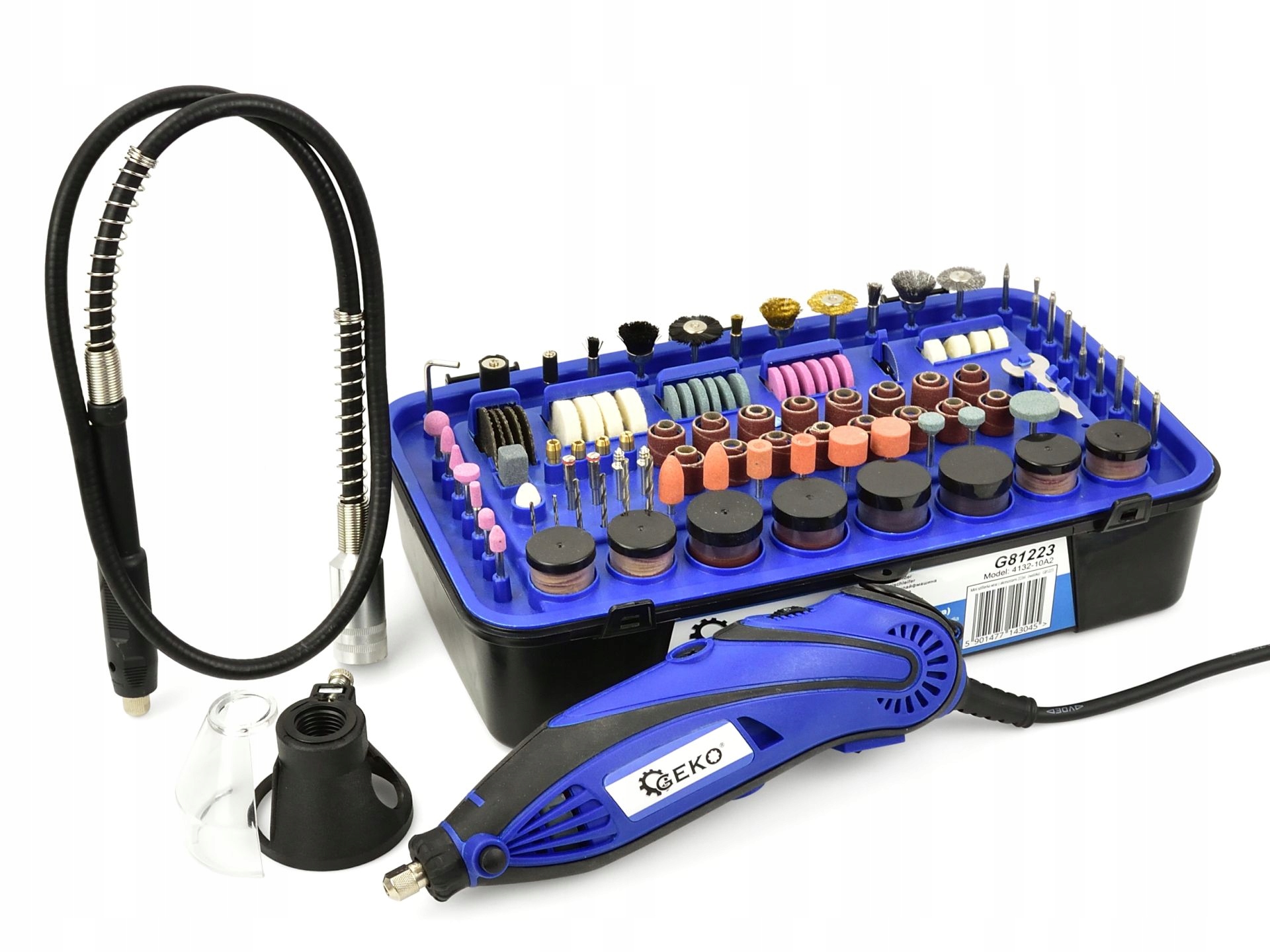 MINI SZLIFIERKA 170W DO SZLIFOWANIA DREWNA METALU FREZARKA + OSPRZĘT 222
