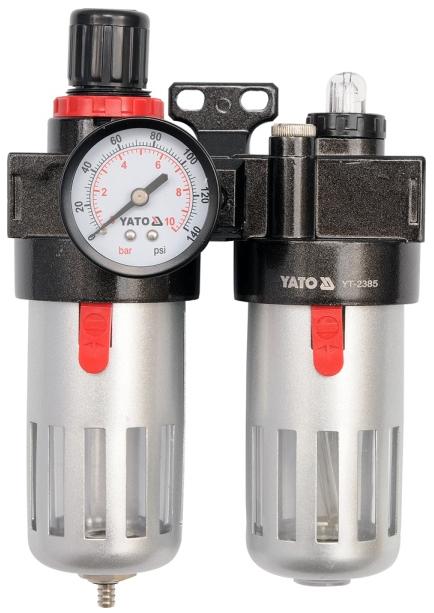 YATO ZESPÓŁ FILTRUJĄCY REDUKTOR+SMAROW. YT-2385