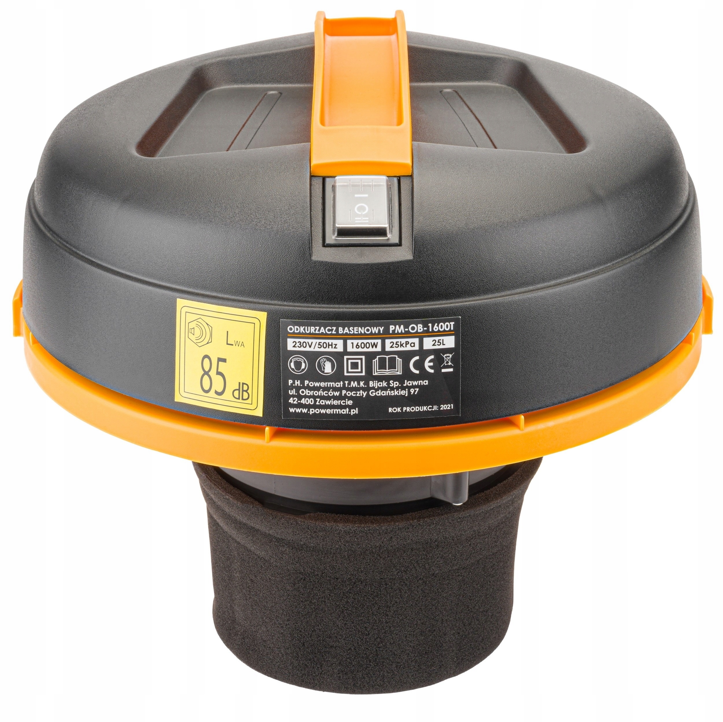 ODKURZACZ WIELOFUNKCYJNY BASENOWY OGRODOWY DO OCZKA 1600W 25L + OSPRZĘT