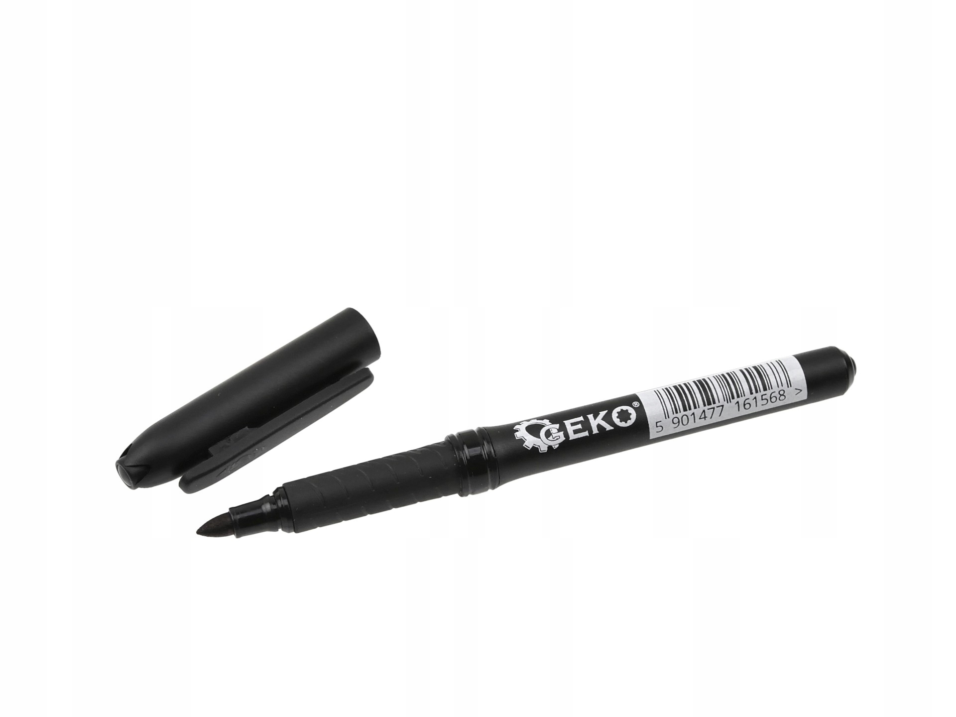 GEKO MARKER BUDOWLANY PERMANENTNY WODOODPORNY CZARNY ZESTAW 10 SZTUK