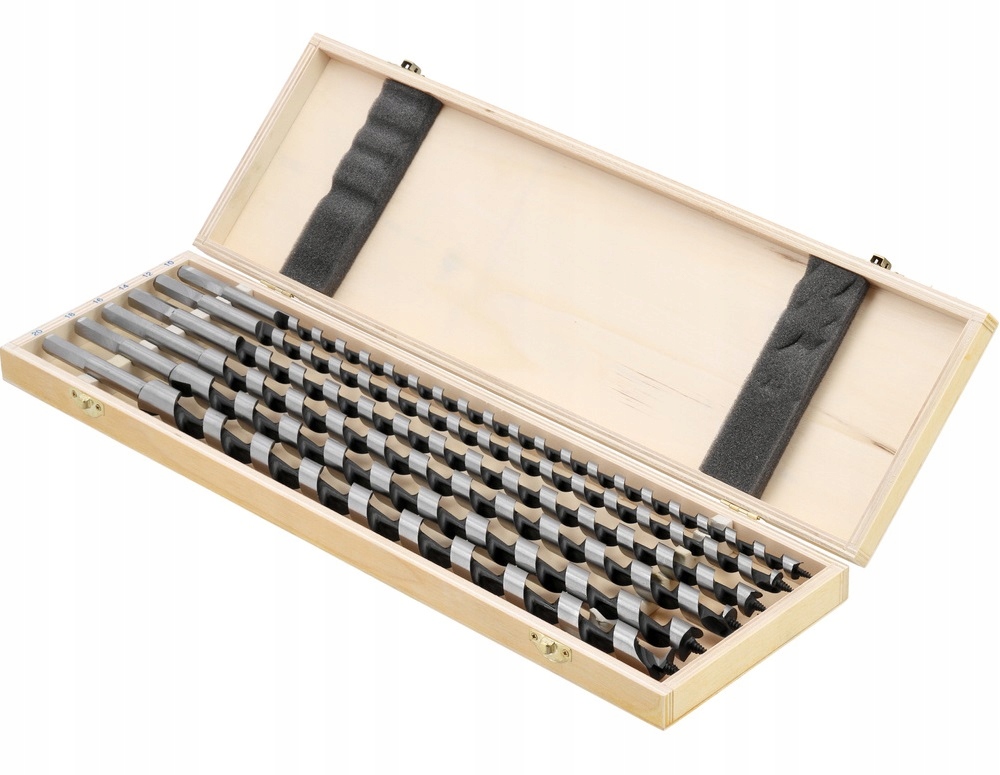 ZESTAW WIERTEŁ PROFESJONALNYCH DO DREWNA L-460MM, 10-20MM, KPL. 6 SZT 22466