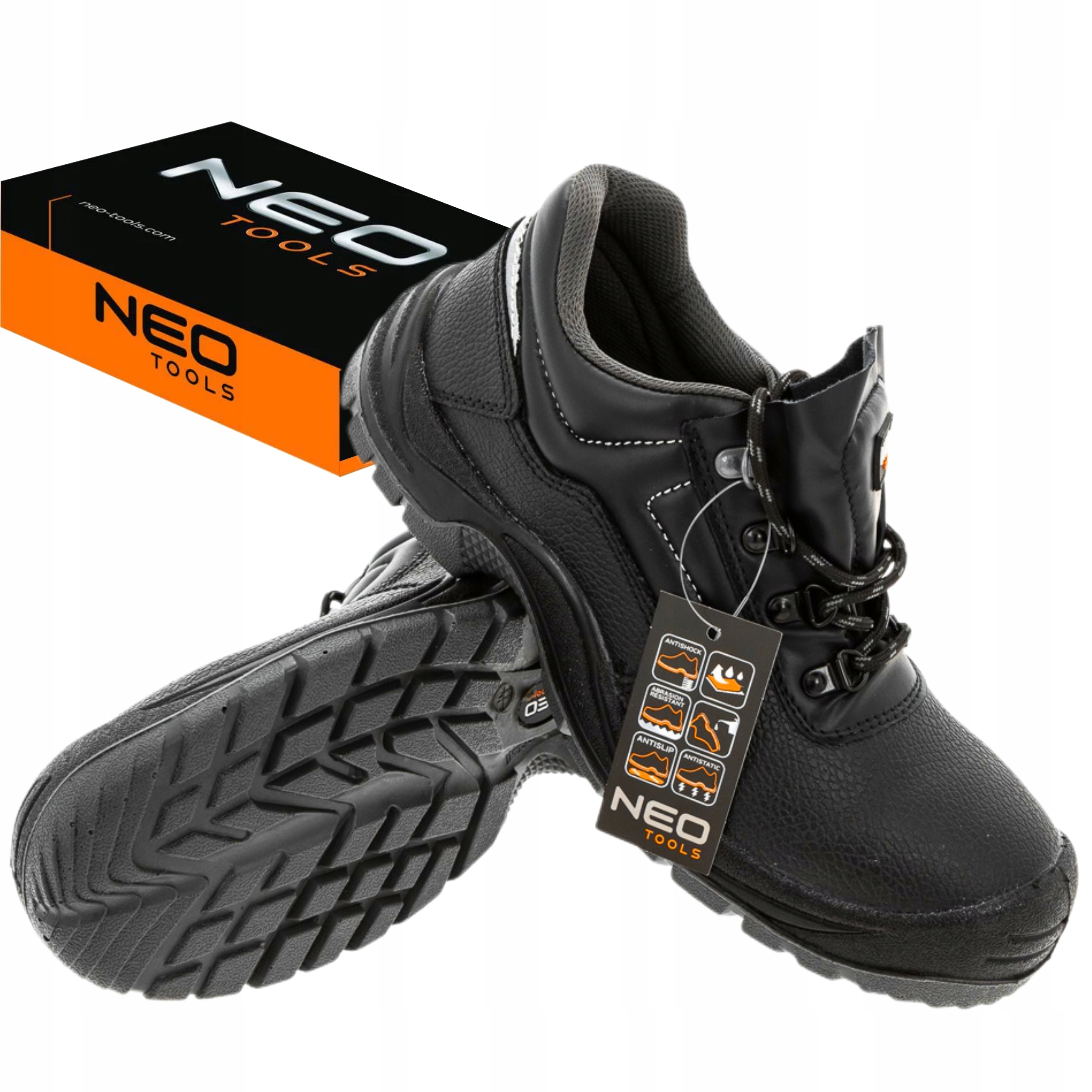 NEO PÓŁBUTY OBUWIE ROBOCZE BUTY trzewiki SKÓRA O2 SRC 82-760 r. 46