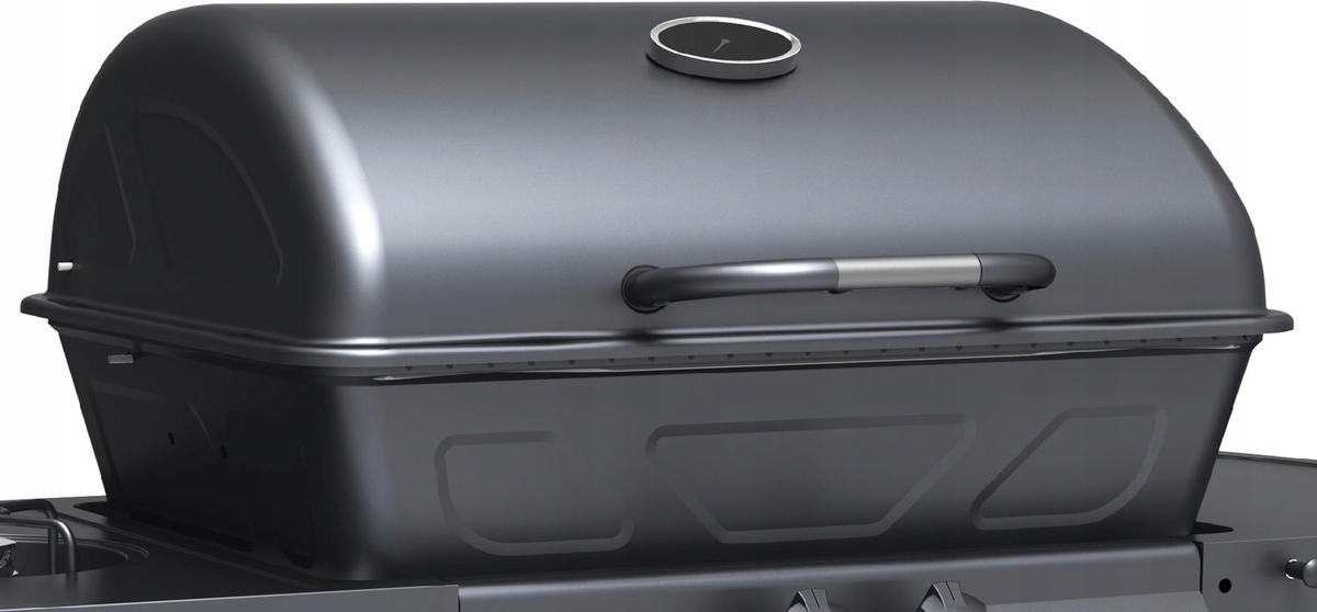 LUND GRILL GAZOWY OGRODOWY 2+1 8 KW PALNIK BOCZNY STALOWY RUSZT 99645