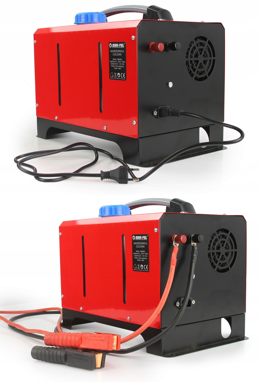 NAGRZEWNICA SPALINOWA DMUCHAWA OLEJOWA OGRZEWANIE POSTOJOWE olej ON 8KW