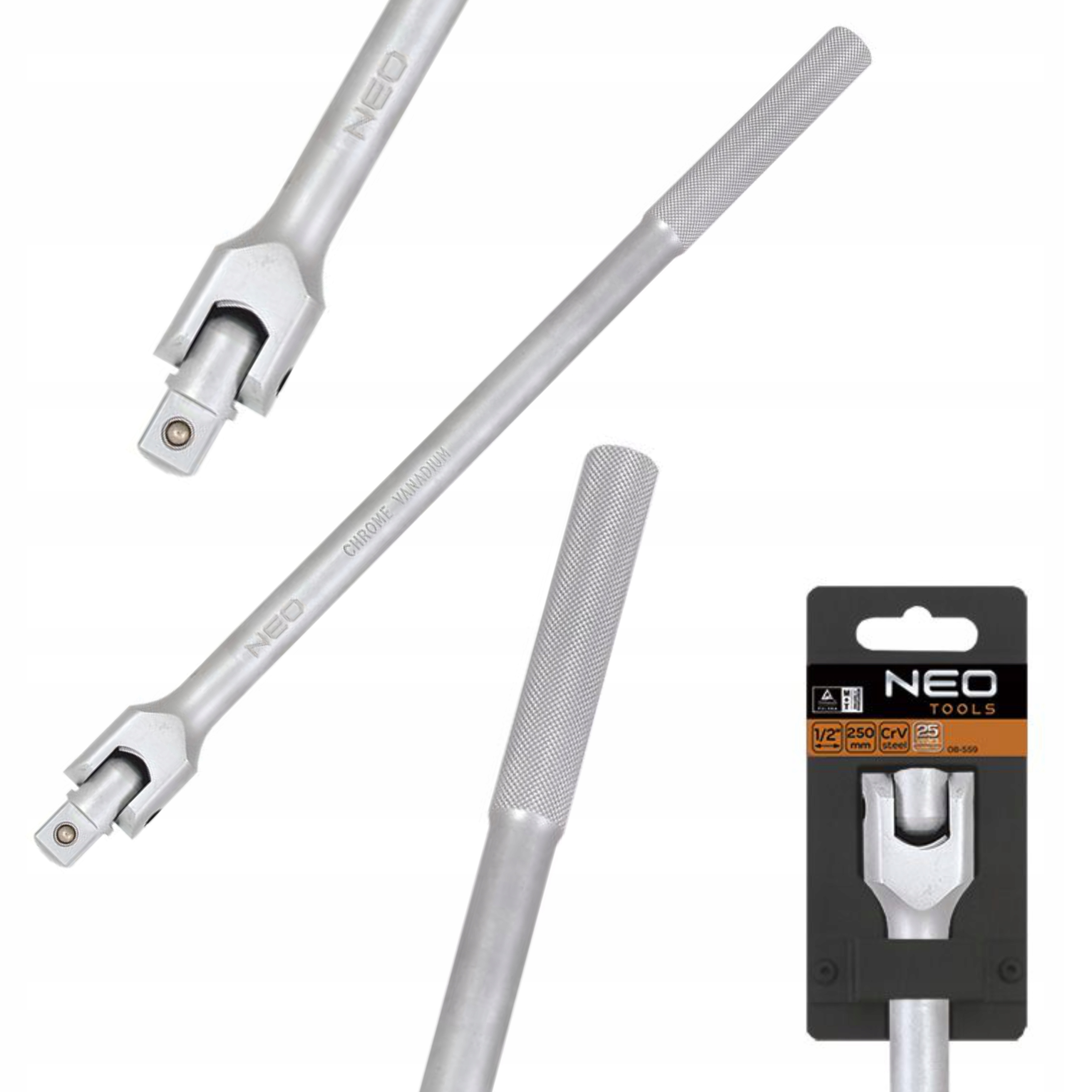 NEO TOOLS 08-356 Rękojeść z przegubem 3/4'' 510 mm
