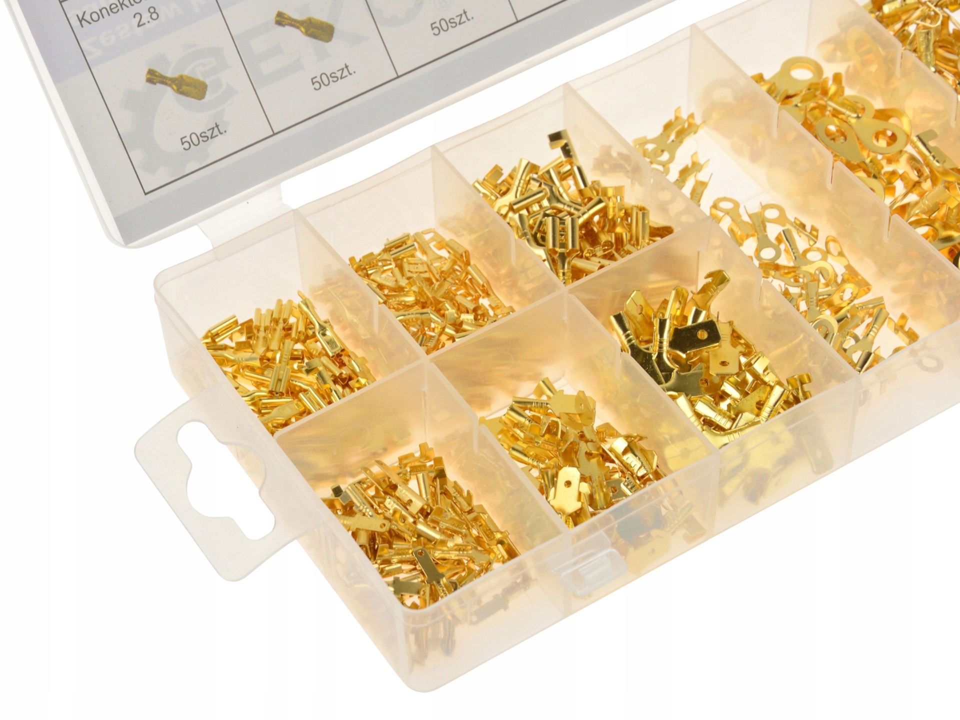 ZESTAW KONEKTORÓW SAMOCHODOWYCH KABLOWYCH 450SZT.