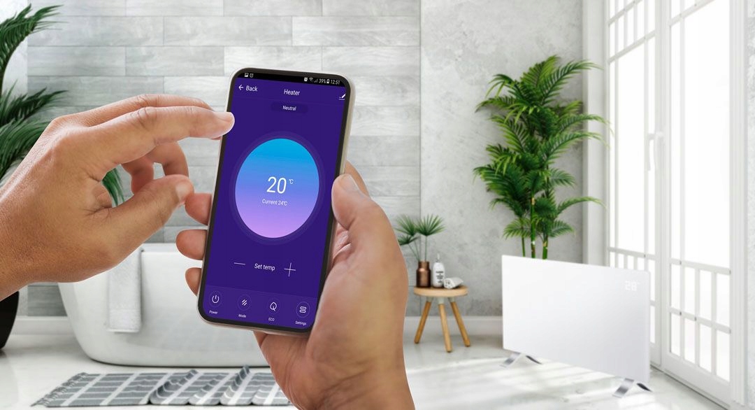 NEO ELEKTRYCZNY GRZEJNIK KONWEKTOROWY 2000W WIFI
