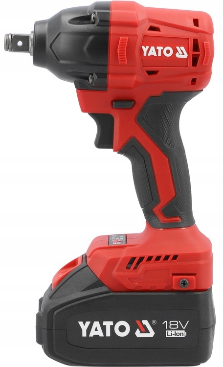 YATO KLUCZ UDAROWY AKUMULATOROWY BEZSZCZOTKOWY 18V 350NM + 2x4Ah +NASADKA