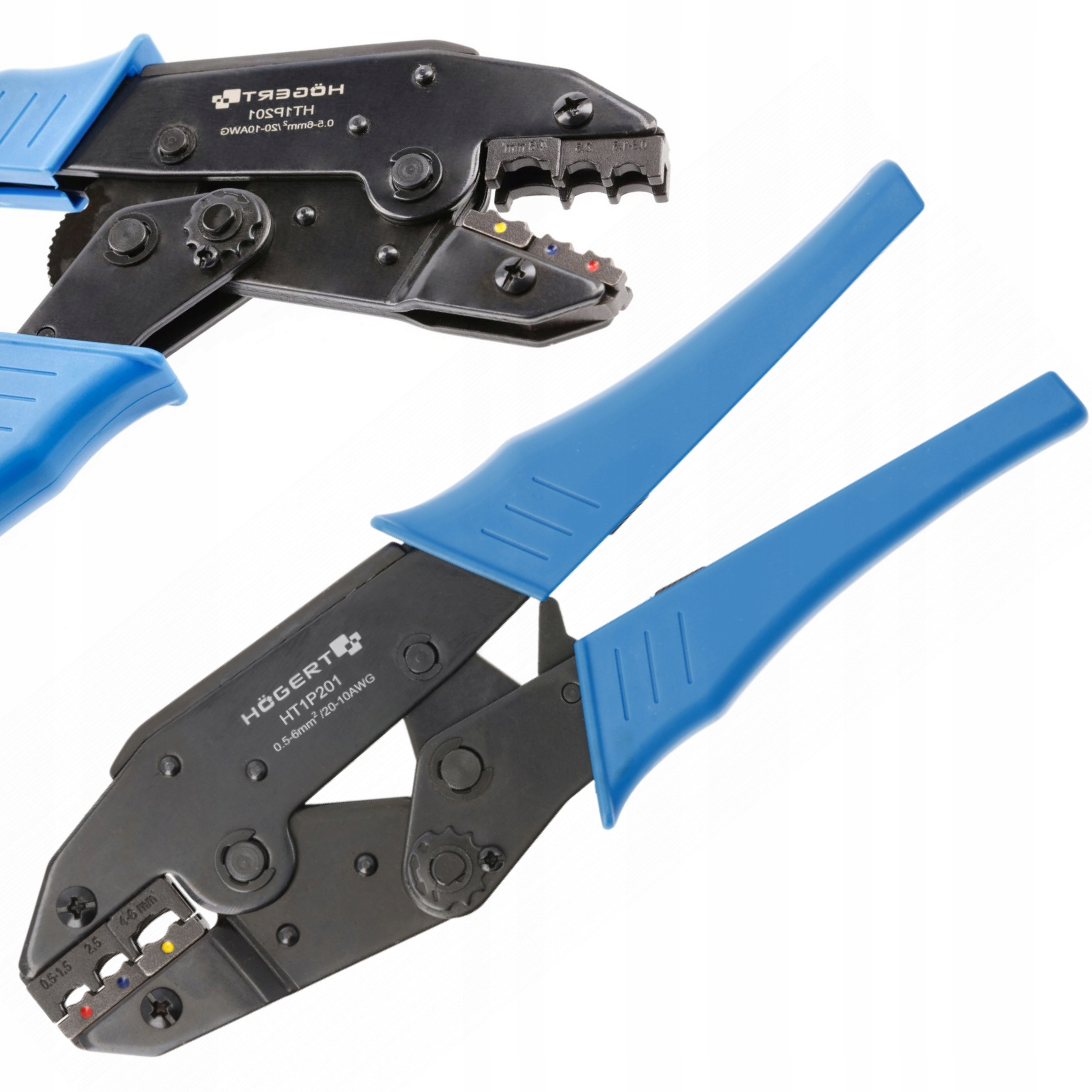 HOGERT SZCZYPCE DO ZACISKANIA KOŃCÓWEK IZOLOWANYCH 0,5~6,0 mm2 HT1P201