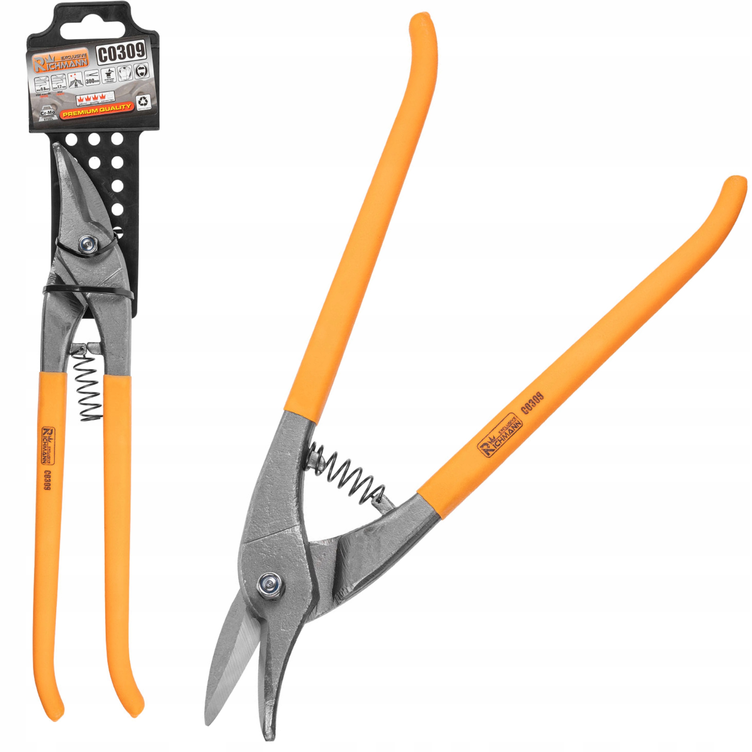 NOŻYCE DO CIĘCIA BLACHY 300mm RICHMANN LEWE