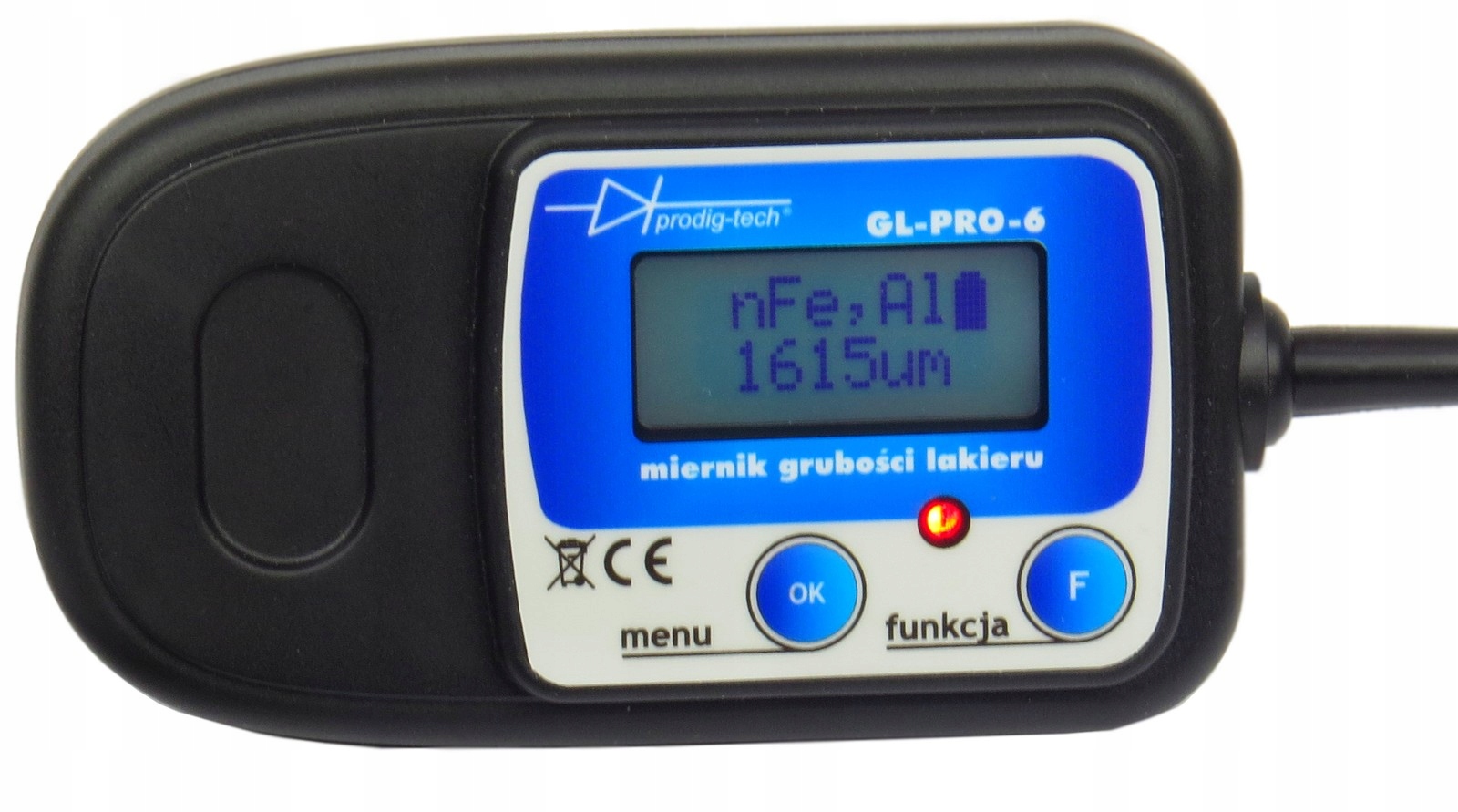 MIERNIK GRUBOŚCI LAKIERU CZUJNIK GL-PRO-6-FAZ SONDA NA KABLU