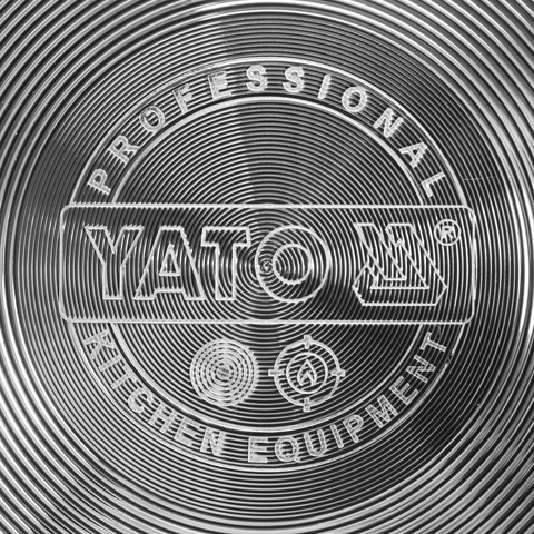 YATO PATELNIA 24CM ALUMINIOWA UNIWERSALNA Z POWŁOKĄ PTFE 240MM YG-00131