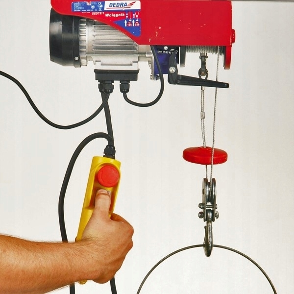 Wciągarka elektryczna 550W 125/250kg DEDRA DED7911