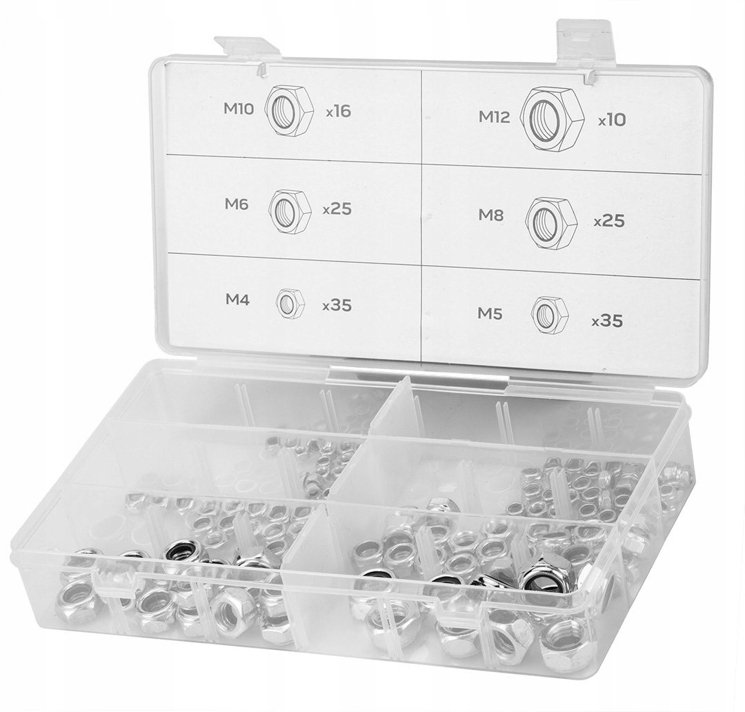 NEO ZESTAW NAKRĘTKI SAMOHAMOWNE 146 SZTUK 6 ROZMIARÓW + ORGANIZER 11-972