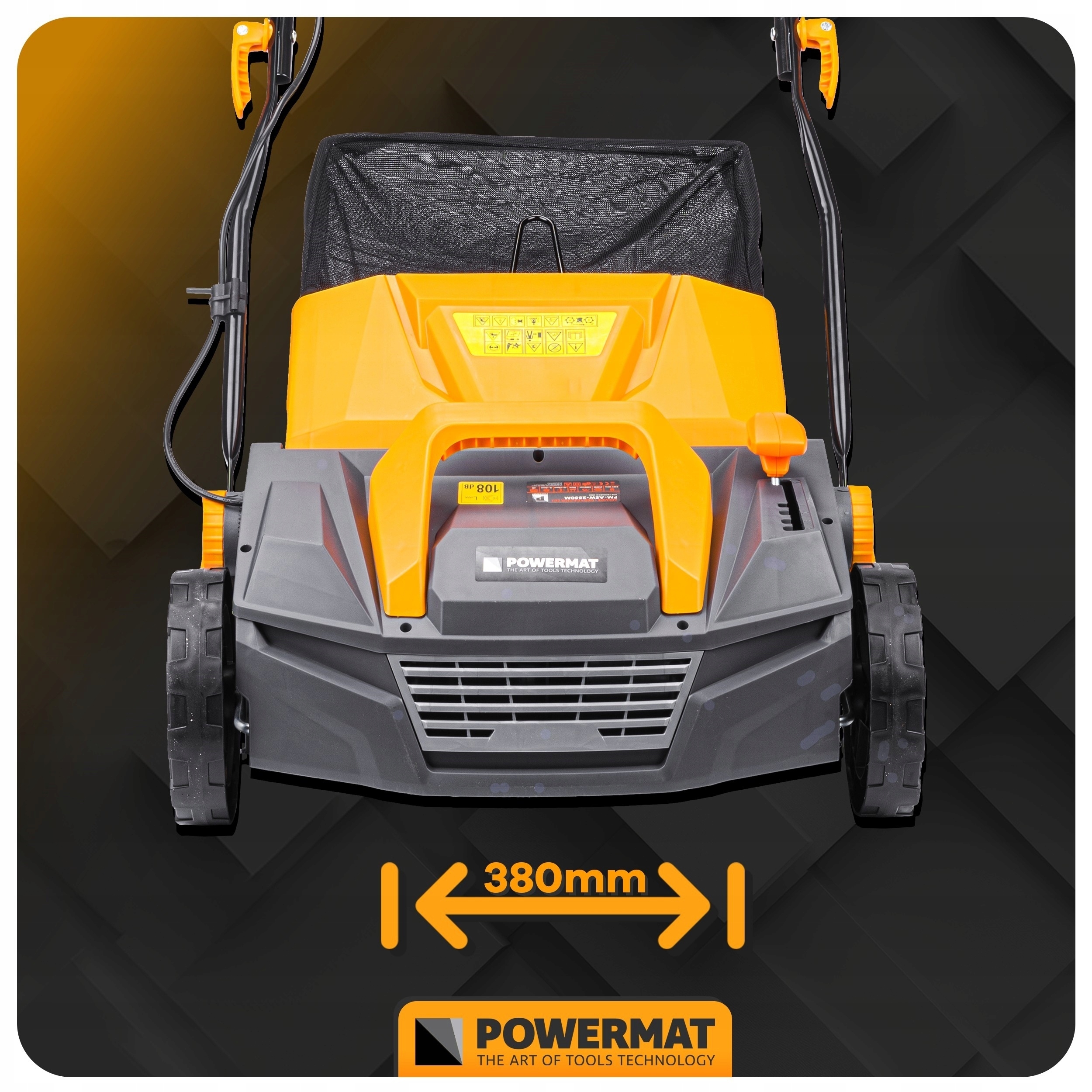 AERATOR WERTYKULATOR ELEKTRYCZNY Z KOSZEM 3w1 2550W AERACJA WERTYKULACJA +P