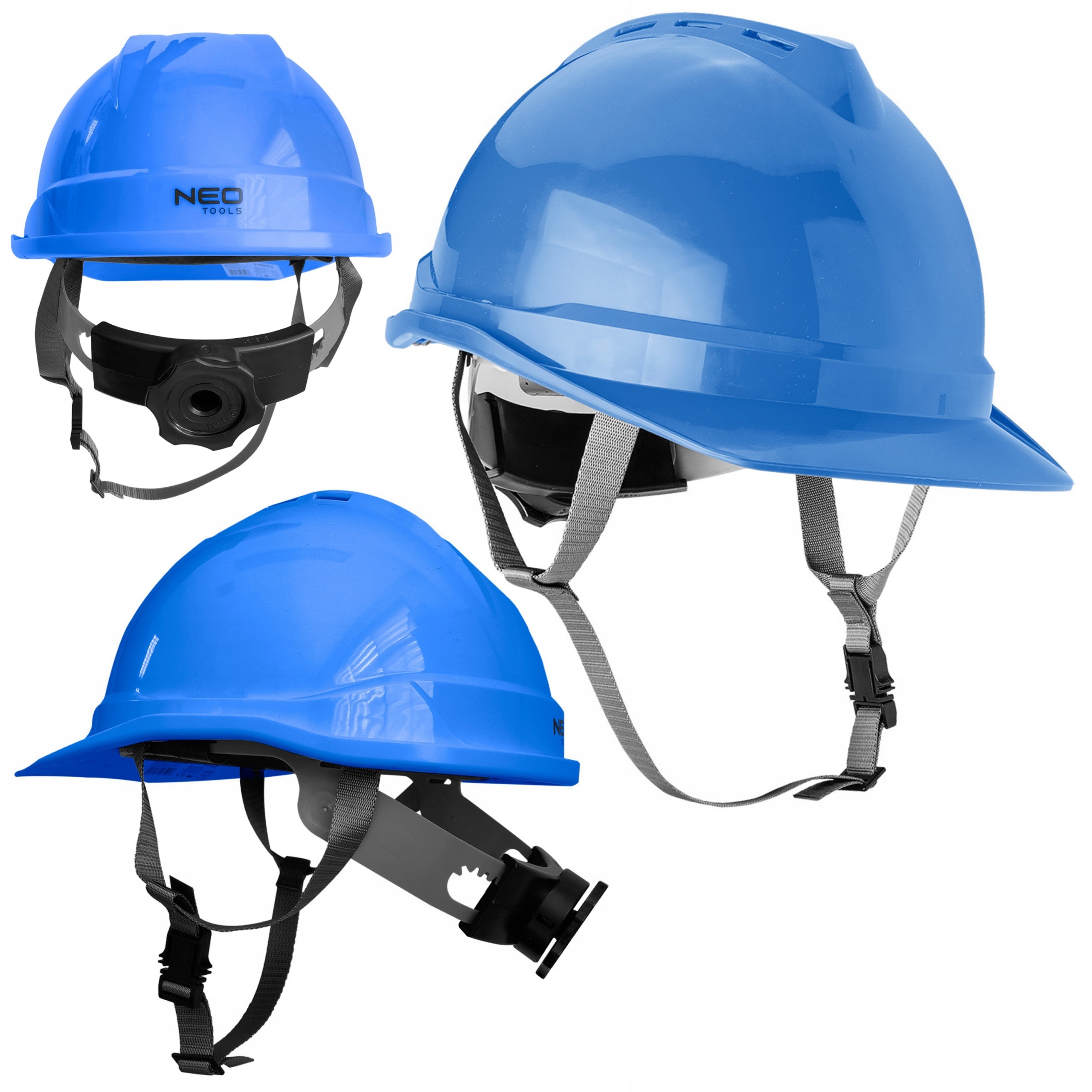 NEO HEŁM KASK BHP BUDOWLANY ROBOCZY OCHRONNY NIEB