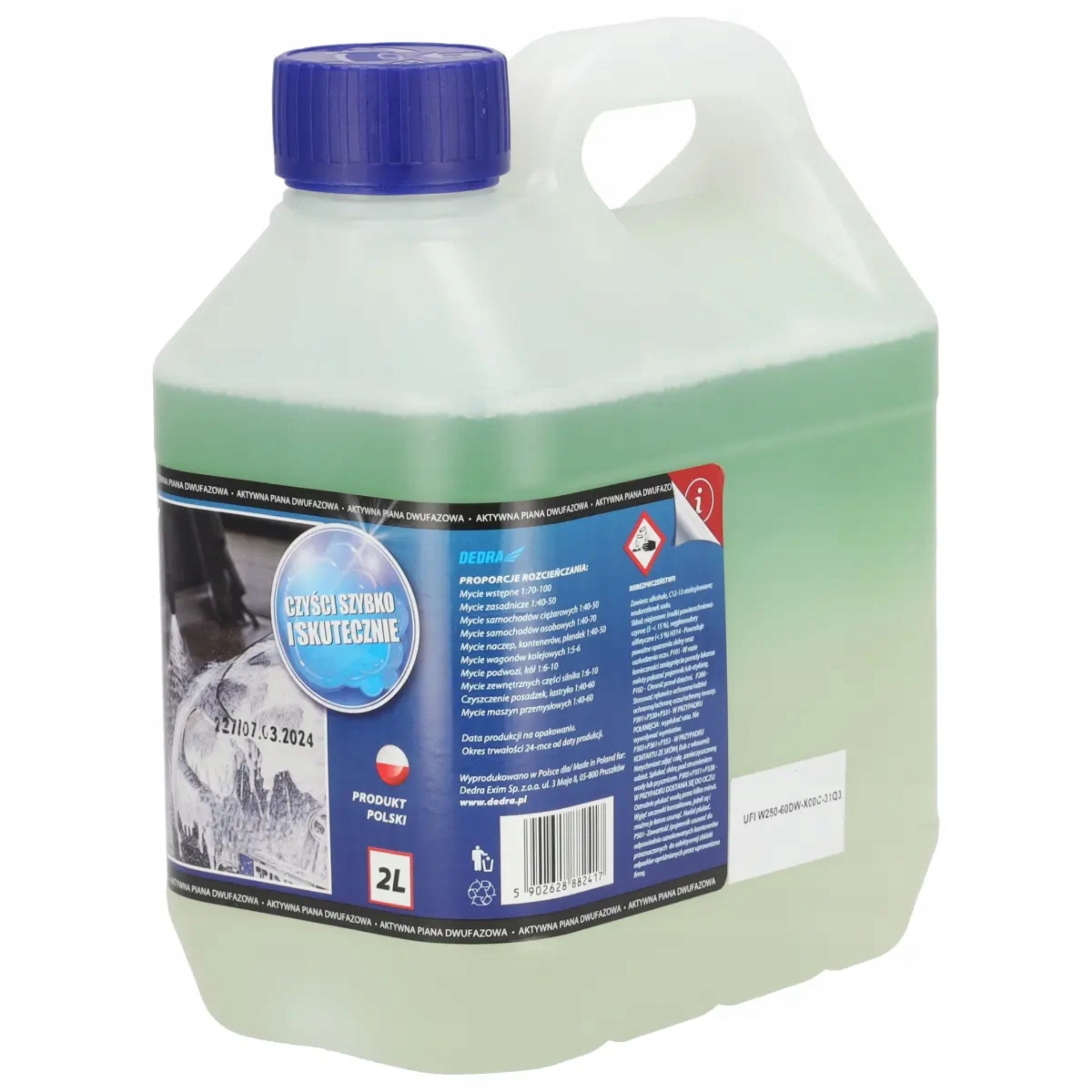 DEDRA PIANA AKTYWNA DWUFAZOWA 2L DO POJAZDÓW I CZĘŚCI GARDEN DED8823A8