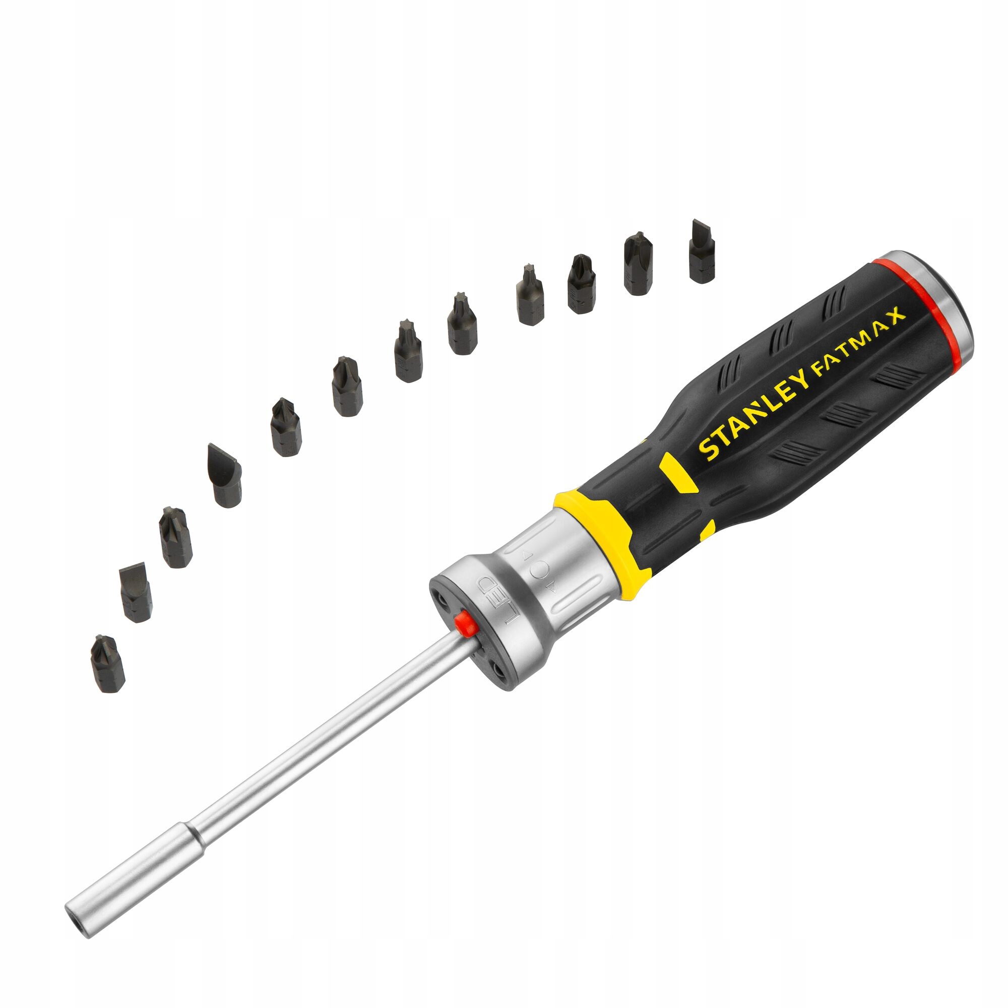 STANLEY WKRĘTAK MULTI-BIT Grzechotka LED 62-689