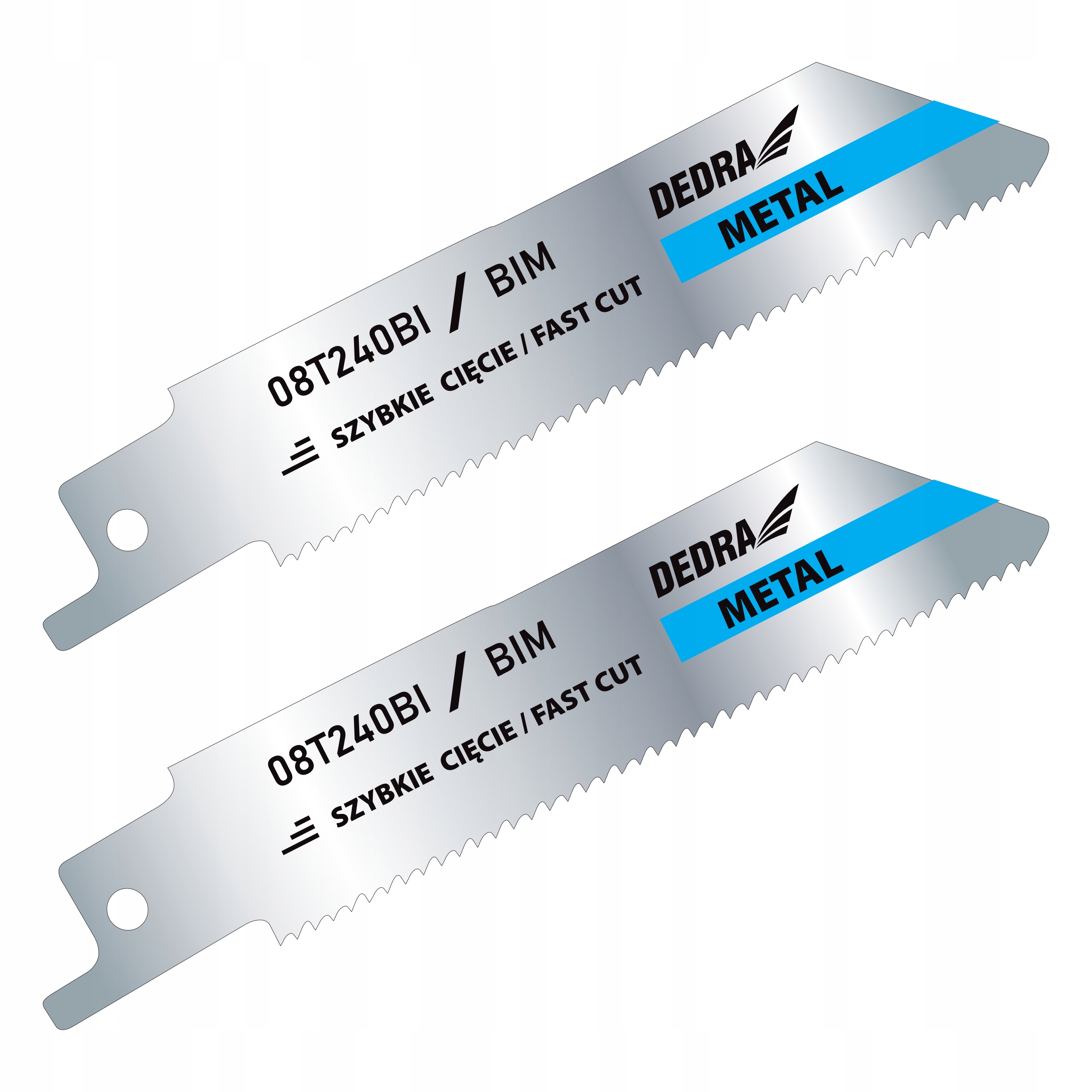 DEDRA 2 BRZESZCZOTY BIMETAL PIŁY SZABLASTEJ LISICY DO METALU 100/75mm BIM