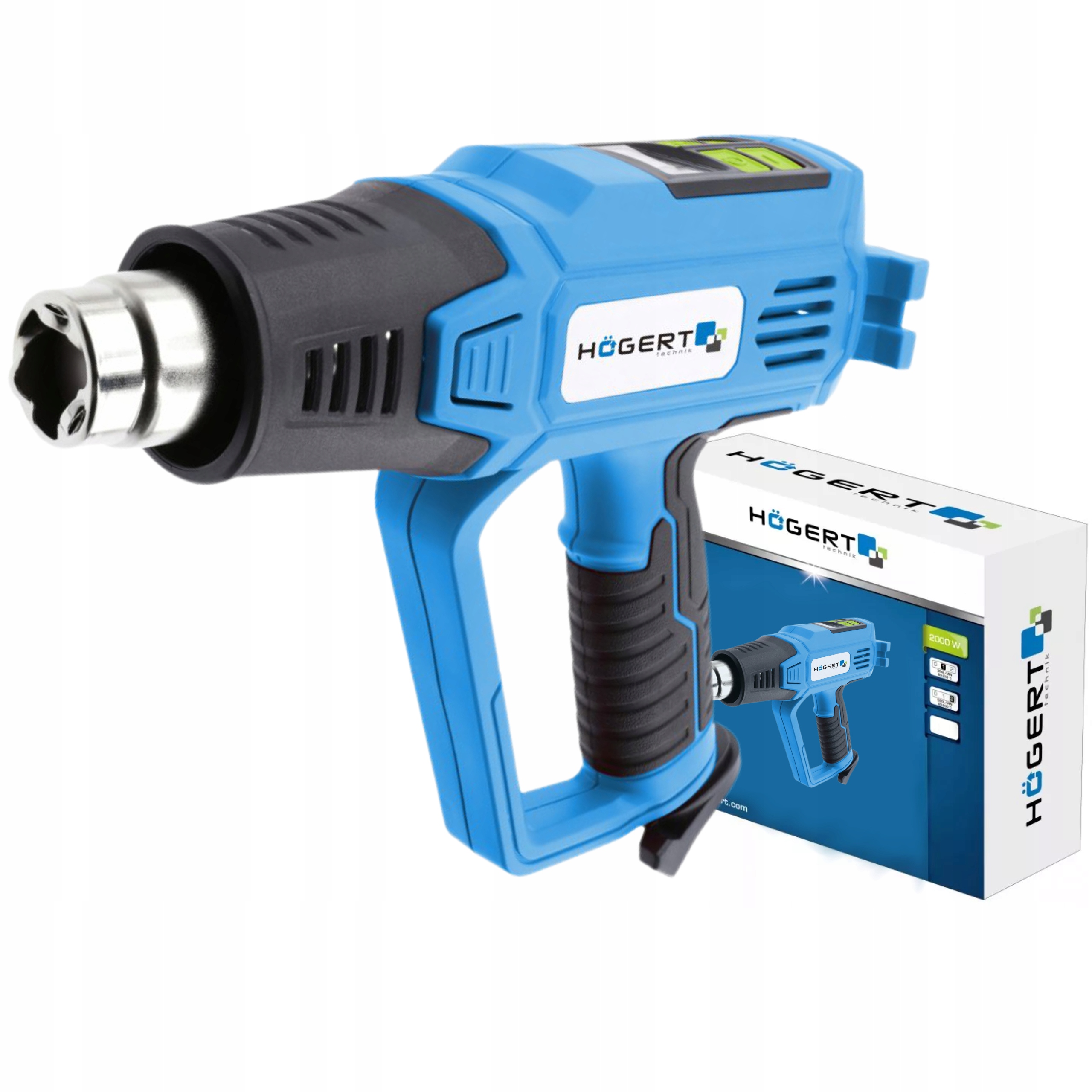 HOEGERT OPALARKA 2000W 2 BIEGOWA Z REGULACJĄ TEMPERATURY I LCD HT2C552