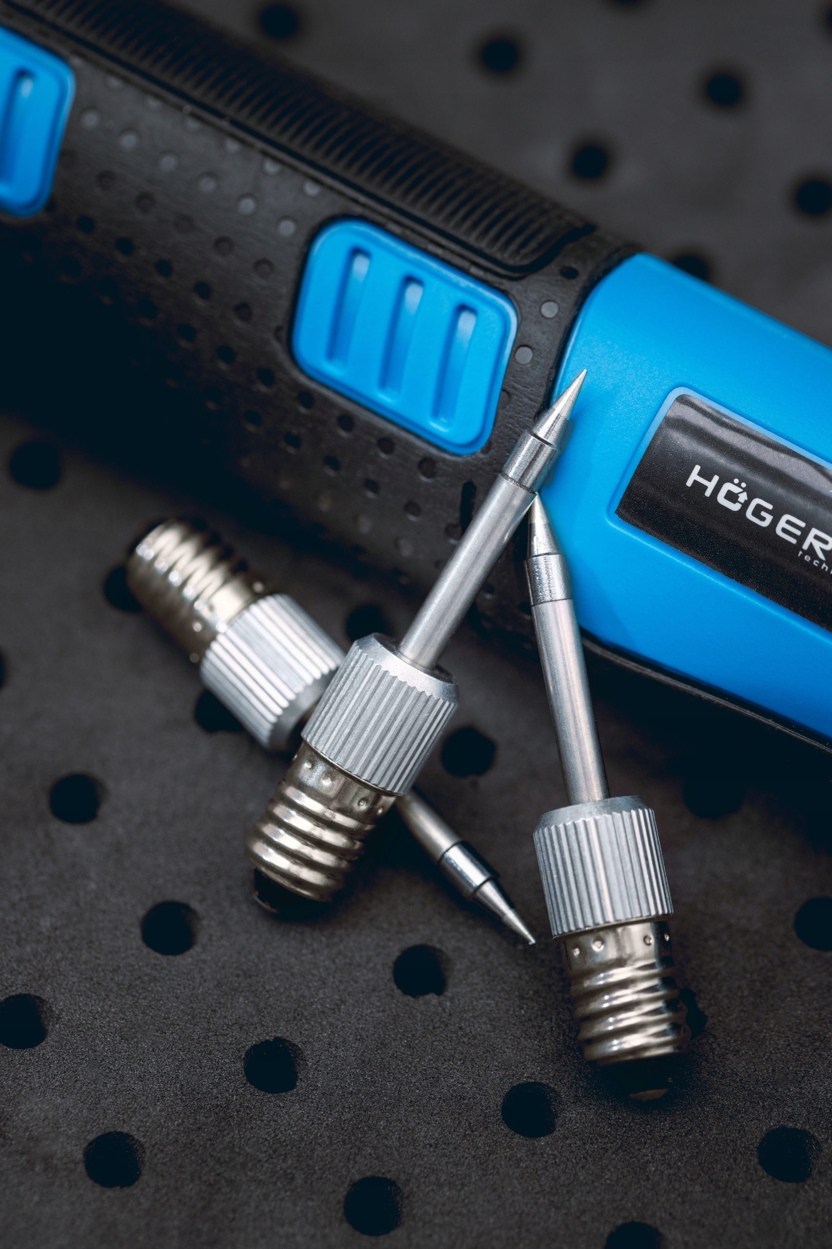 HOGERT ZESTAW GROTÓW DO LUTOWNICY AKUMULATOROWEJ 3szt UCHWYT E10 HT2C340