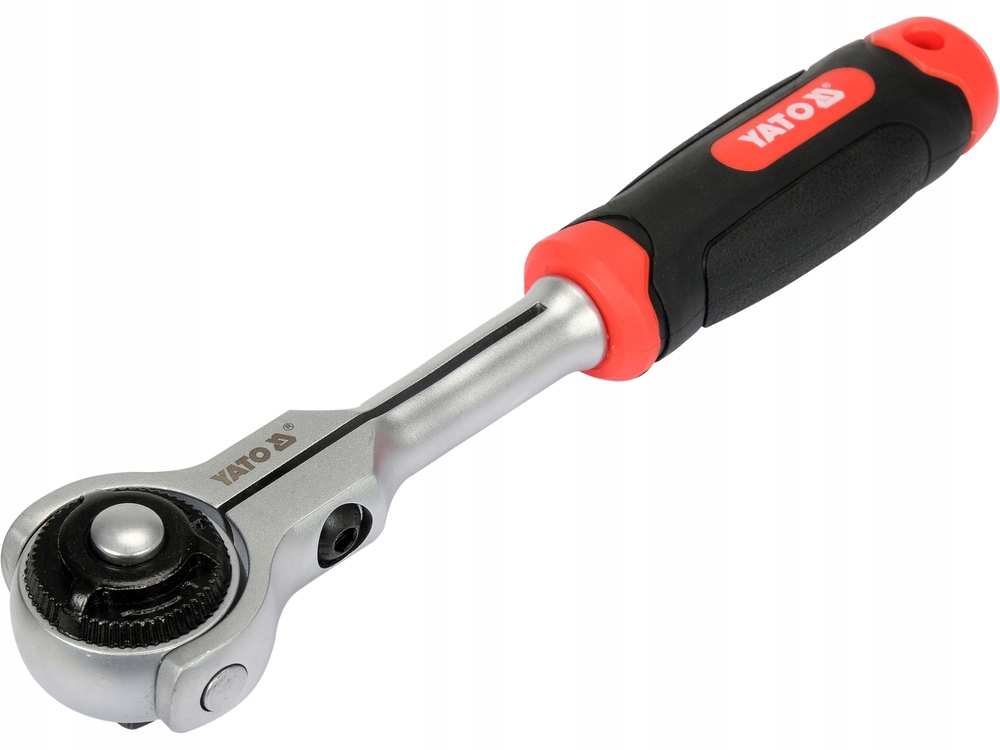 YATO GRZECHOTKA Z OBROTOWĄ GŁOWICĄ Z PRZEGUBEM 1/2" 72 ZĘBY YT-07202