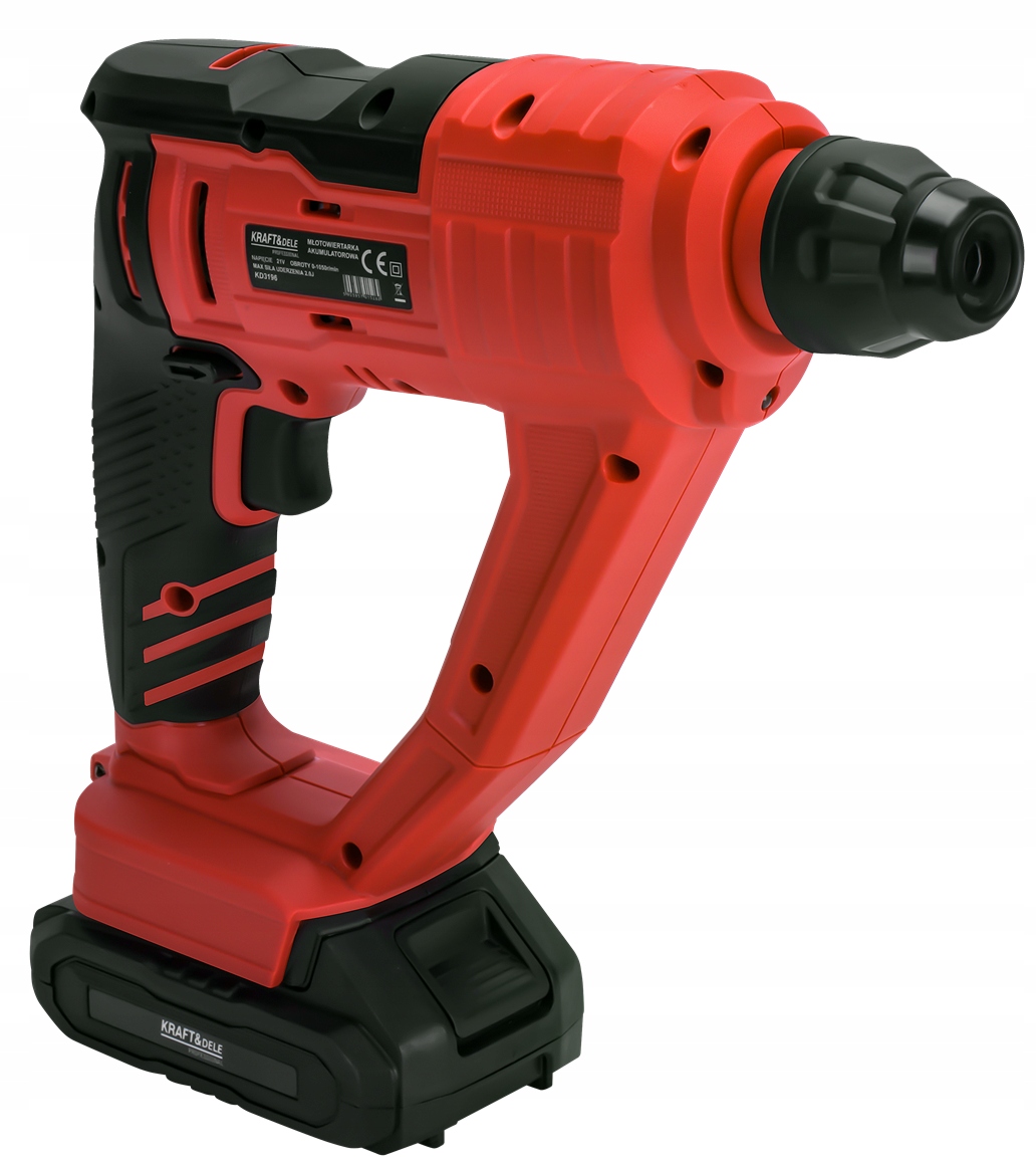 MŁOT UDAROWY 2J BEZSZCZOTKOWY 2x4Ah AKUMULATOR 21V WALIZKA 3 WIERTŁA KD3196