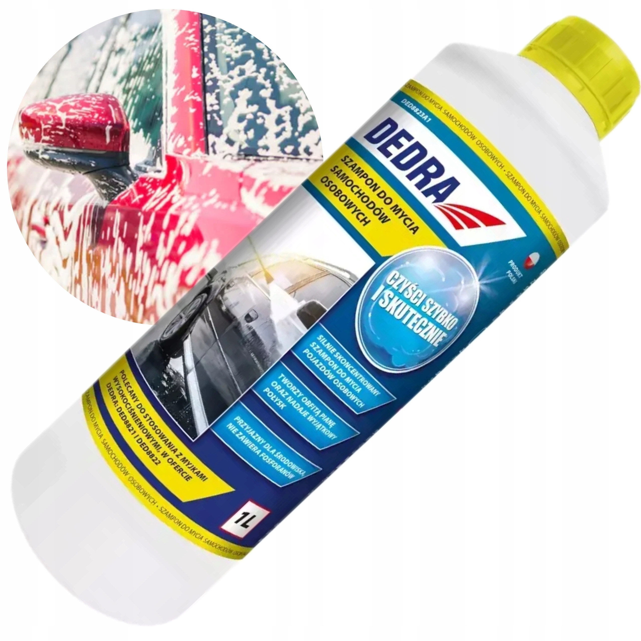 DEDRA SZAMPON DO MYCIA SAMOCHODÓW OSOBOWYCH 1L GARDEN DED8823A1