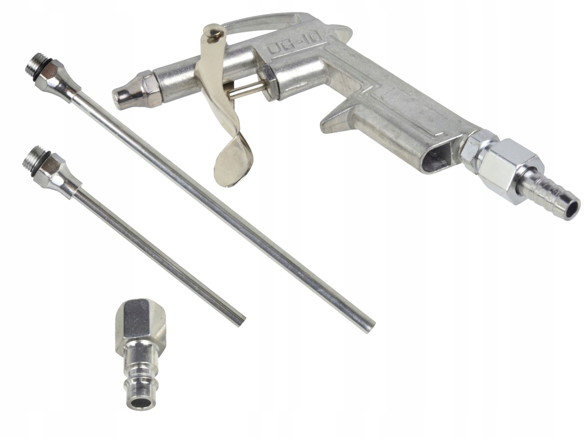 GEKO PISTOLET DO PRZEDMUCHIWANIA Z KOŃCÓWKAMI 5 ELEMENTÓW 1/4 UCHWYT G01163