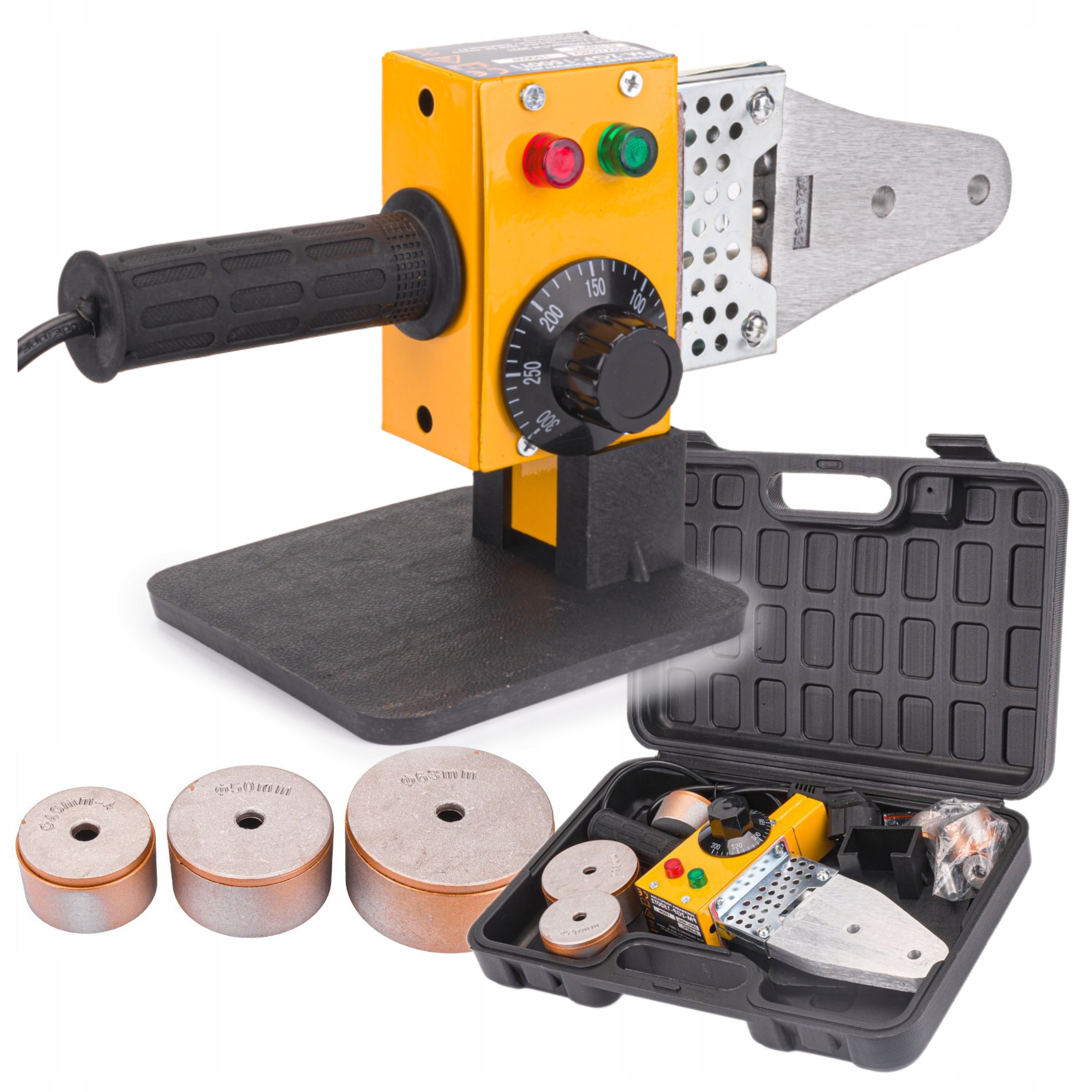 ZGRZEWARKA DO RUR PCV PP 1850W MATRYCE 20-63MM 6 SZT WALIZKA PM-ZGP-1500T2