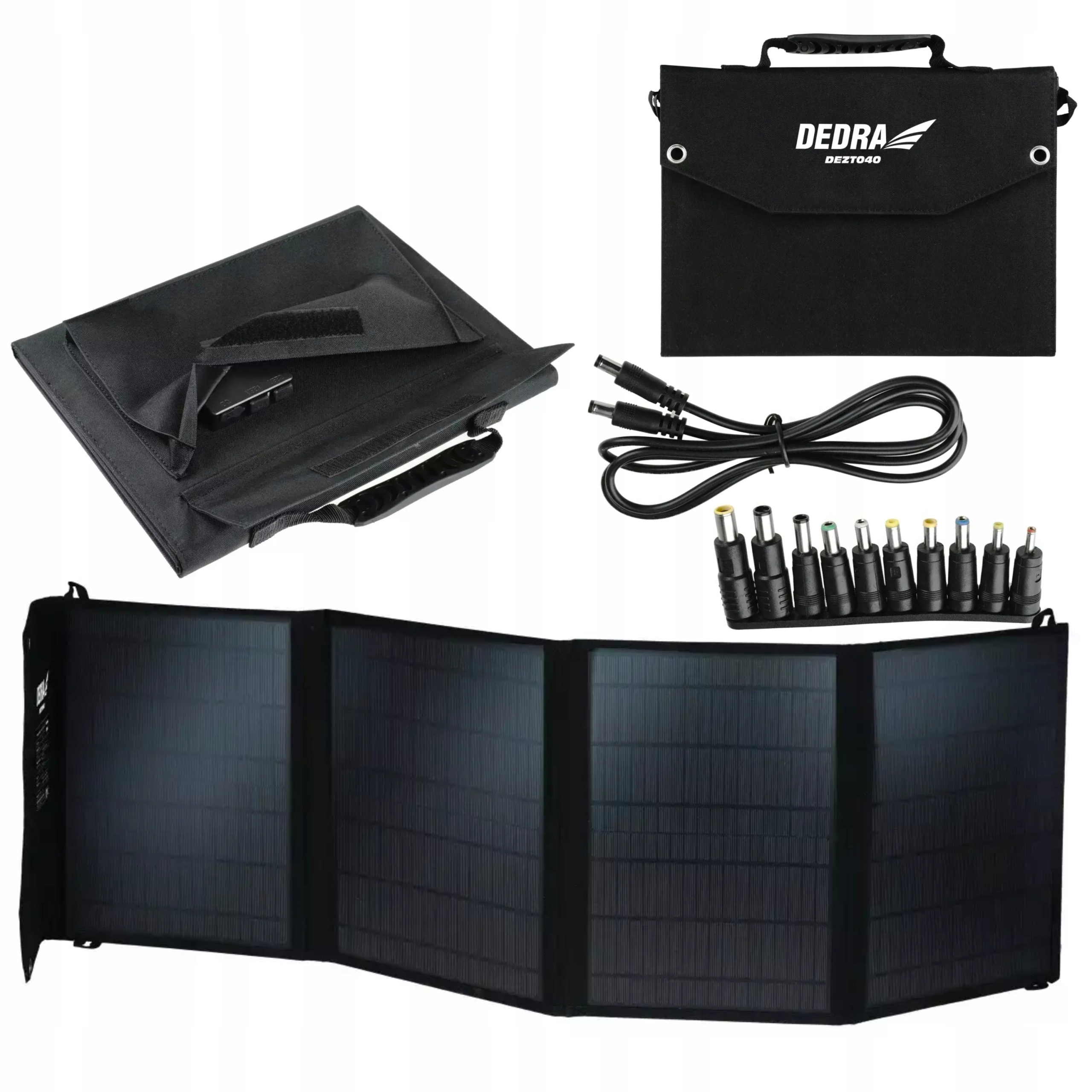 DEDRA PANEL SOLARNY LED USB IP65 40W ŁADOWARKA SŁONECZNA USB DEZT0040