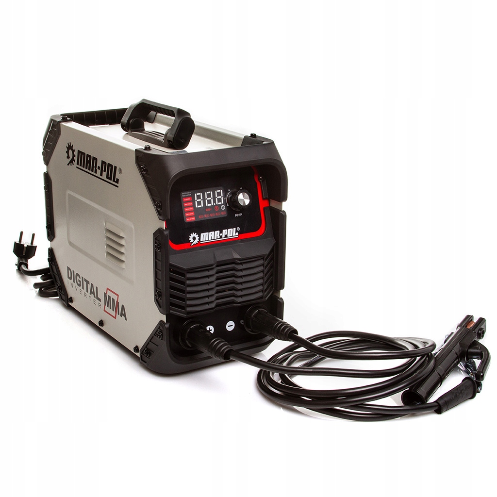 SPAWARKA INWERTOROWA INWERTEROWA 300A LCD MMA IGBT TIG LIFT MASKA PRZEWODY