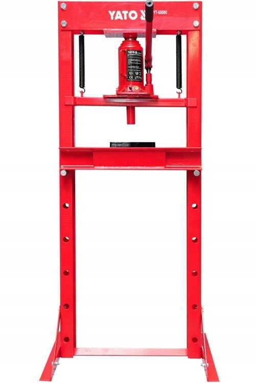 YATO PRASA HYDRAULICZNO PNEUMATYCZNA 12T TON WARSZTATOWA Z SIŁOWNIKIEM