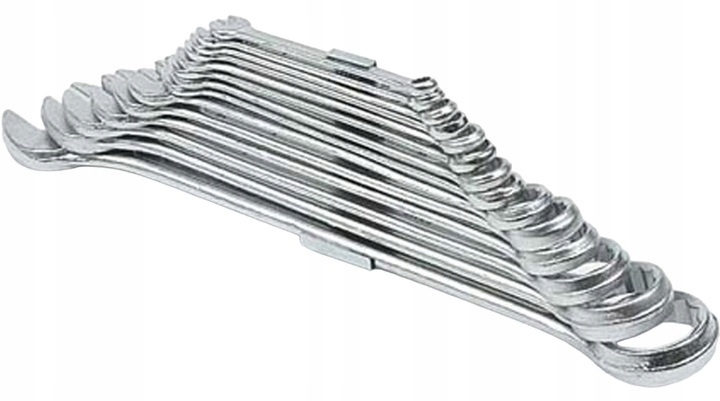 KOMPLET KLUCZE PŁASKO-OCZKOWE 6-32 MM, ZESTAW 15 SZTUK CLIP 51640