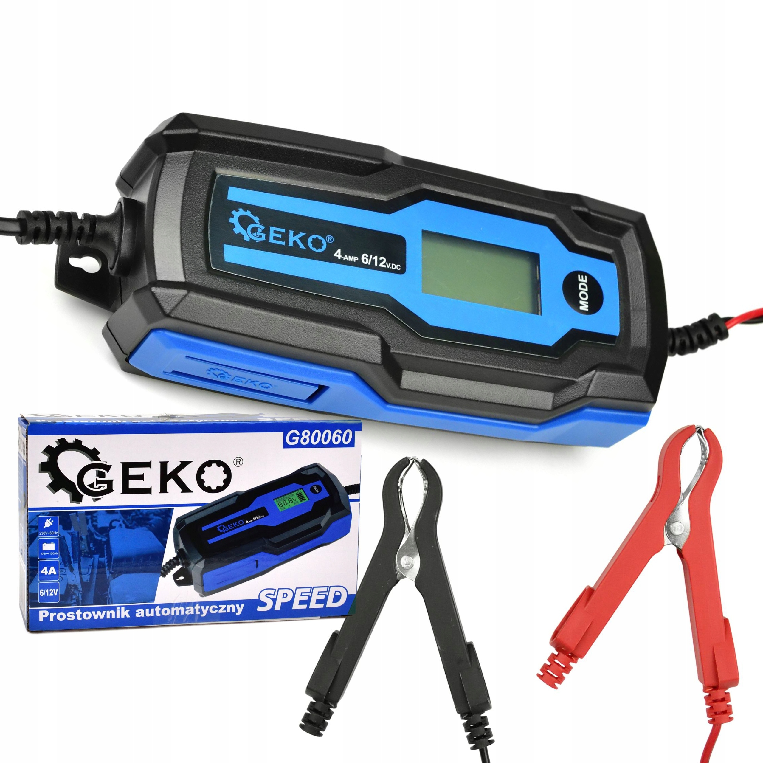 PROSTOWNIK AUTOMATYCZNY ŁADOWARKA 6V 12V 4A SPEED
