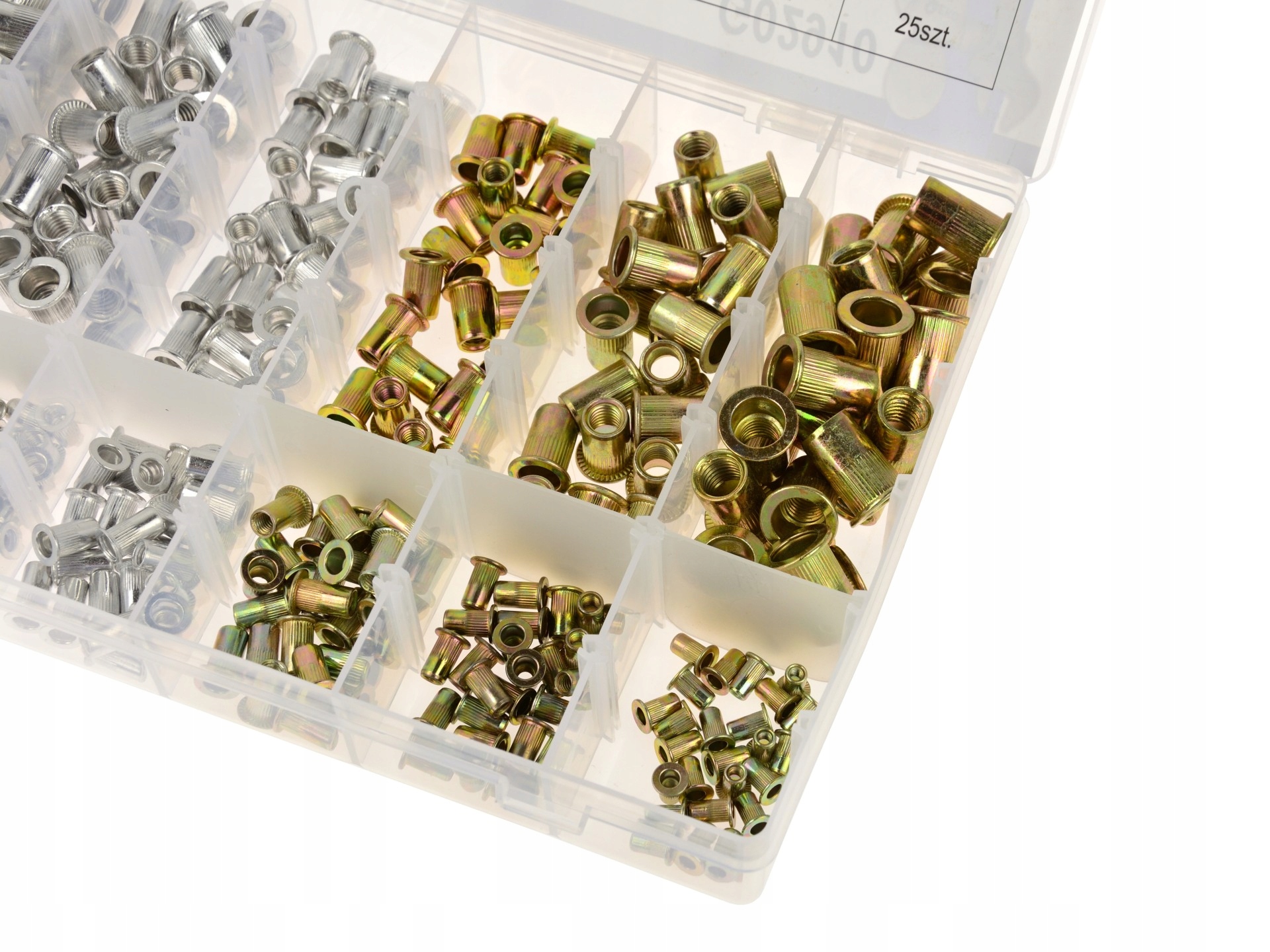 GEKO ZESTAW NITONAKRĘTEK STALOWYCH I ALUMINIOWYCH M3-M10 300 SZTUK G02910