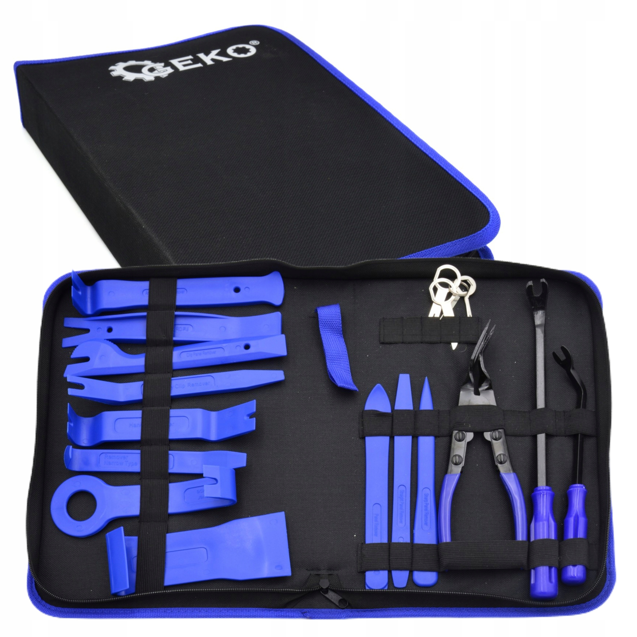 GEKO WIELOFUNKCYJNY ZESTAW ŚCIĄGACZY DO SPINEK I RADIA NYLON 20EL. G02578