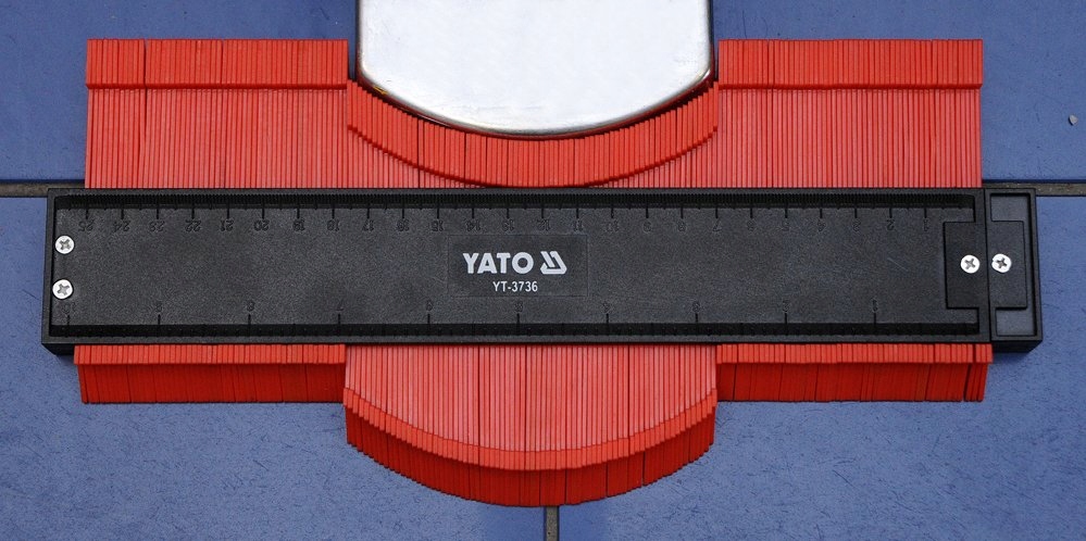 YATO SZABLON DO KSZTAŁTÓW WZORNIK PROFILI Z MAGNESAMI 260 MM YT-3736