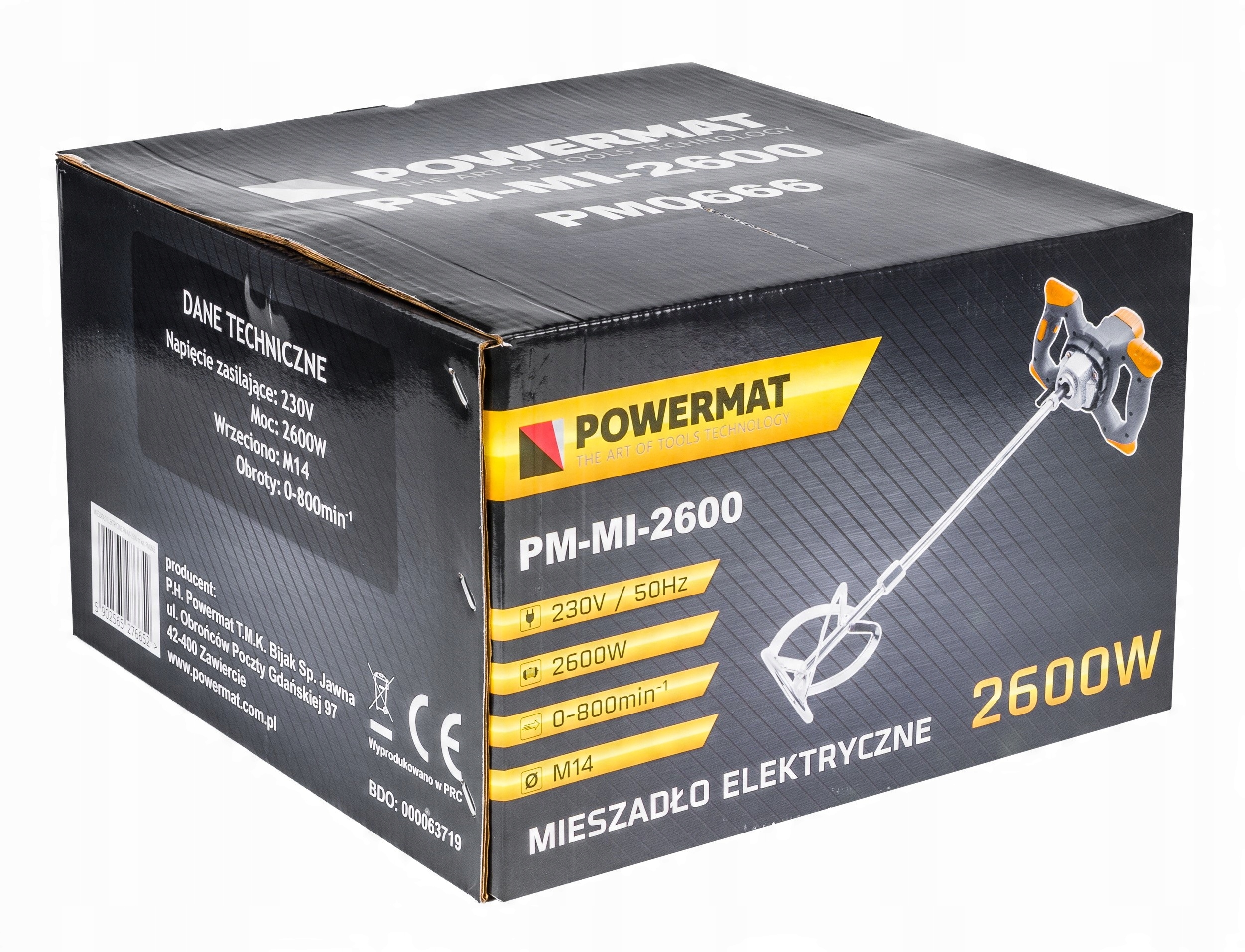 MIESZADŁO MIESZARKA ELEKTRYCZNE DO ZAPRAW FARBY GIPSU 2600W 2 x MIESZALNIK