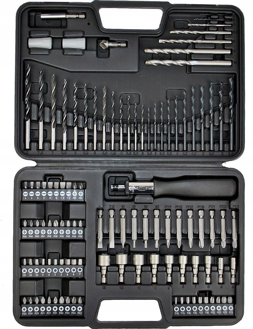DEWALT ZESTAW KOMPLET 109el BITY WIERTŁA NASADKI KOŃCÓWKI TORX DT0109-QZ
