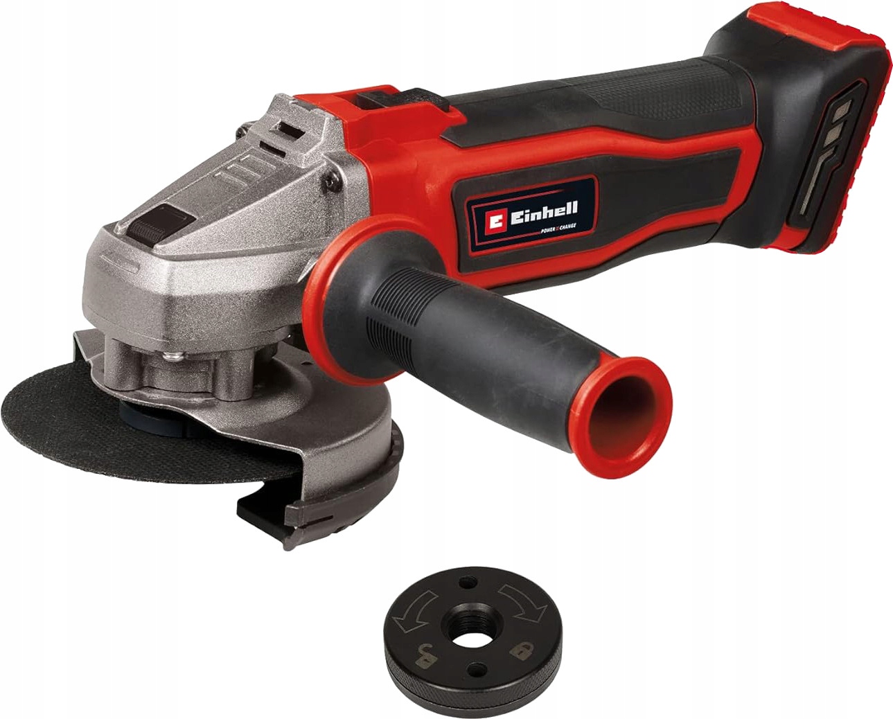 EINHELL AKUMULATOROWA SZLIFIERKA KĄTOWA TE-AG 18/115 Q Solo Quick Fix 18V