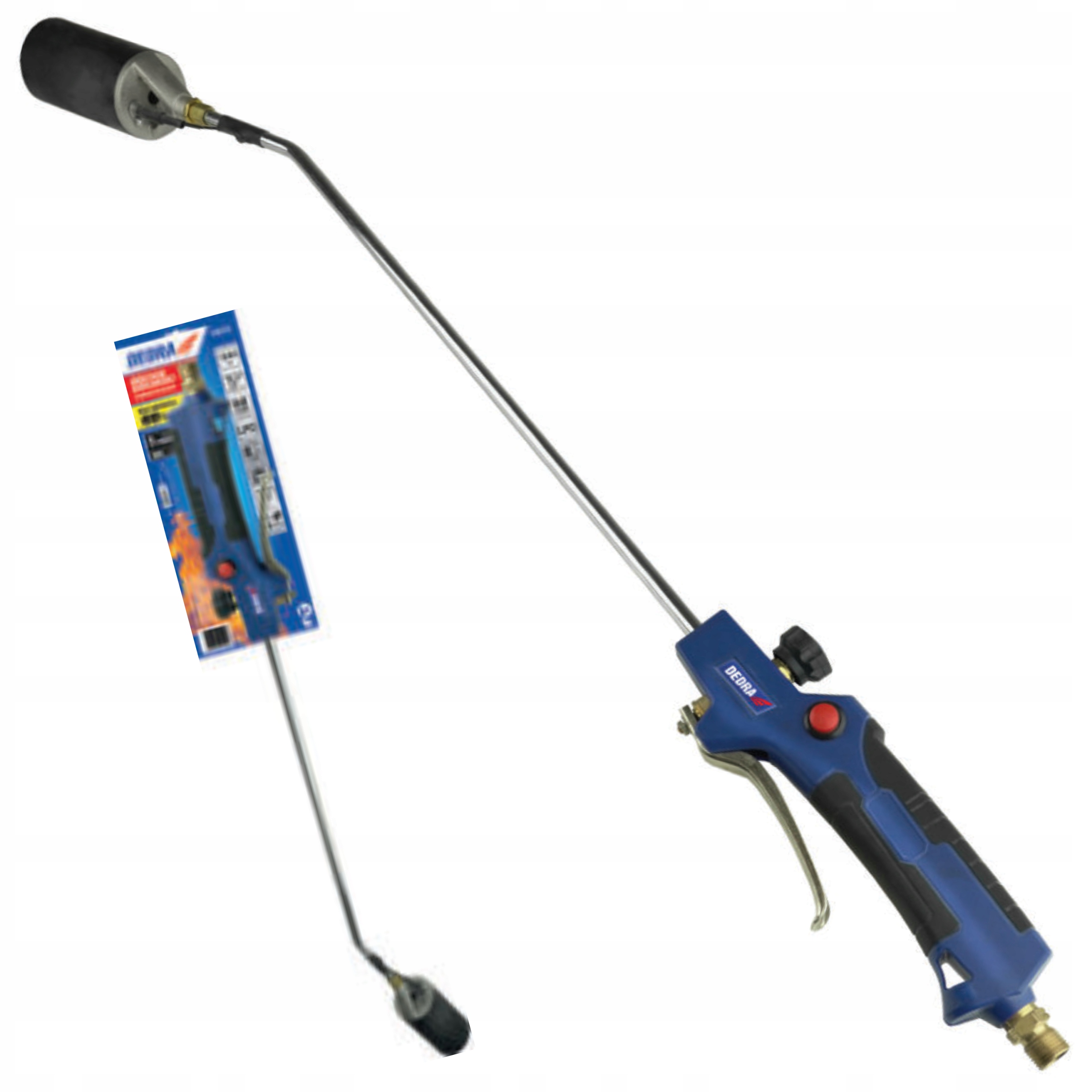 DEDRA ZESTAW DEKARSKI PALNIK GAZOWY PIEZO JEDNODYSZOWY ŚR DYSZY 60MM 31B023