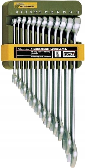 PROXXON ZESTAW KOMPLET KLUCZY PŁASKO-OCZKOWYCH 6-19 MM 12 SZTUK PR23820